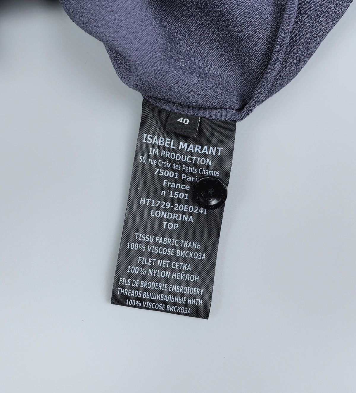 Isabel Marant ISABEL MARANT Peasant Londrina Embroidered Blouse Size 40 Size S / US 4 / IT 40 - 10 Thumbnail