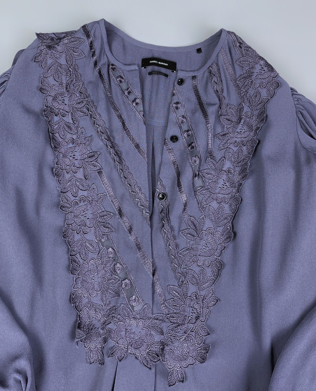 Isabel Marant ISABEL MARANT Peasant Londrina Embroidered Blouse Size 40 Size S / US 4 / IT 40 - 5 Thumbnail