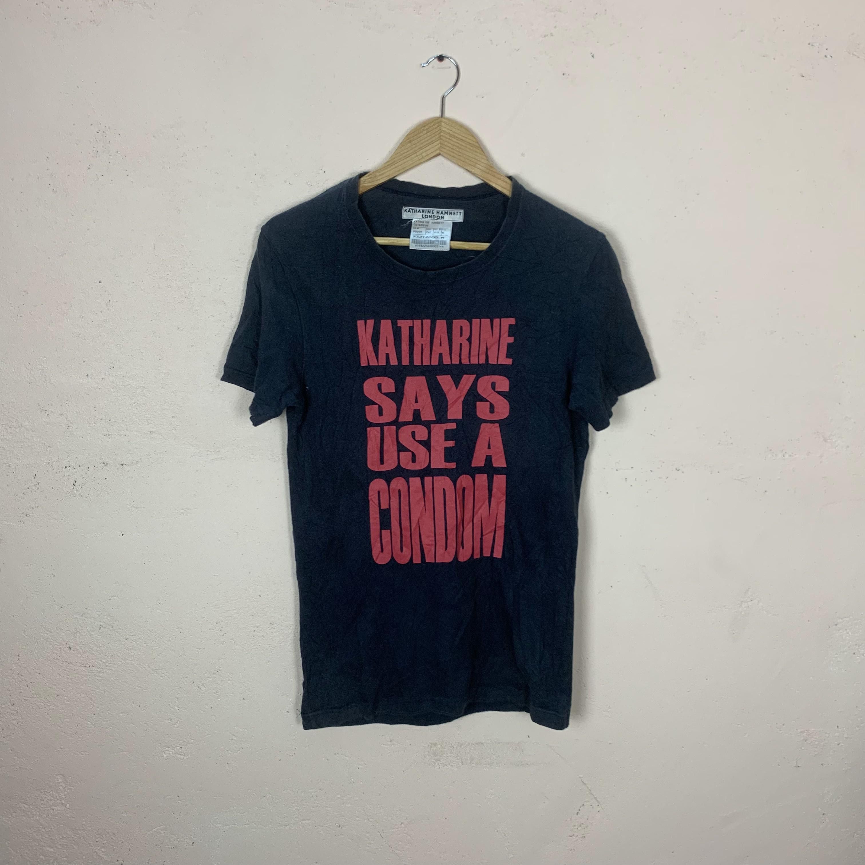 Designer Vintage Katharine Hamnett London Tees Size US M / EU 48-50 / 2 - 1 Thumbnail