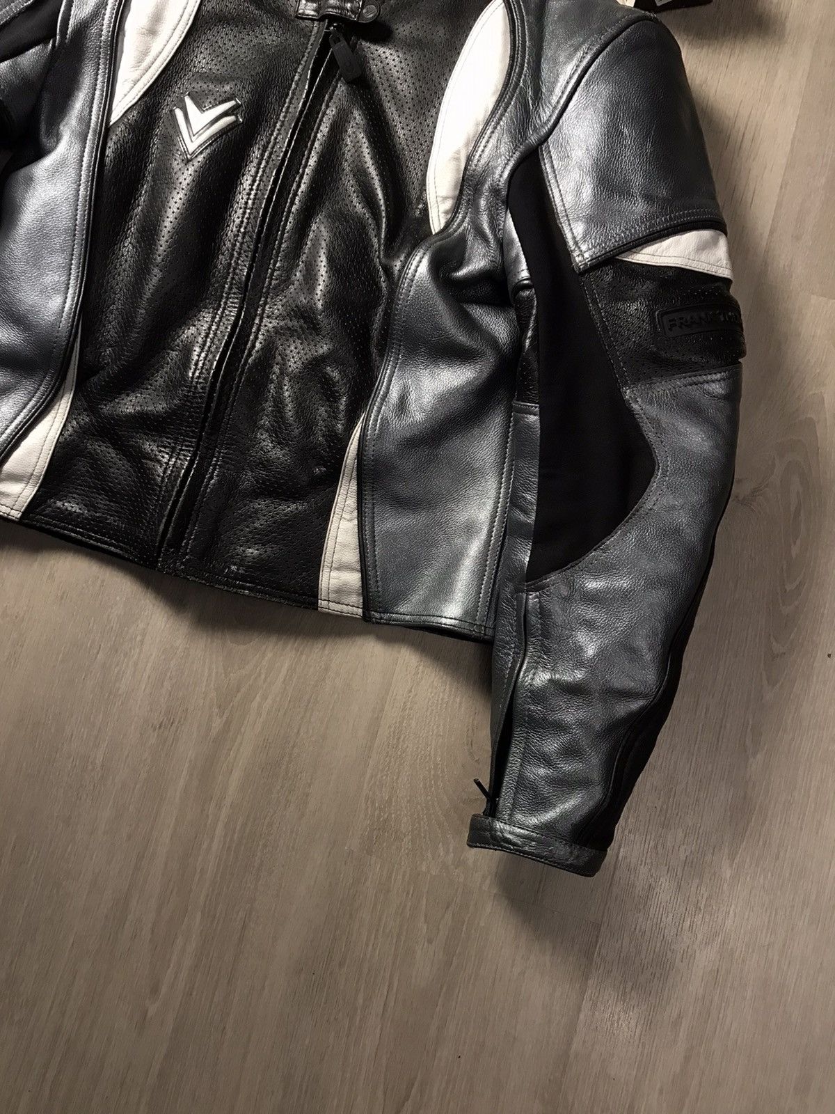 Hein Gericke Frank Thomas Women Racing Moto Leather Jacket Size M / US 6-8 / IT 42-44 - 3 Thumbnail