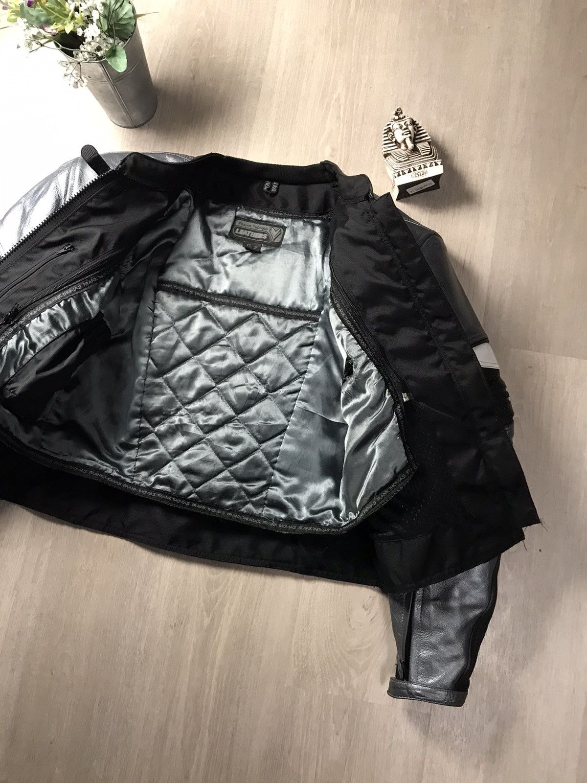 Hein Gericke Frank Thomas Women Racing Moto Leather Jacket Size M / US 6-8 / IT 42-44 - 8 Thumbnail