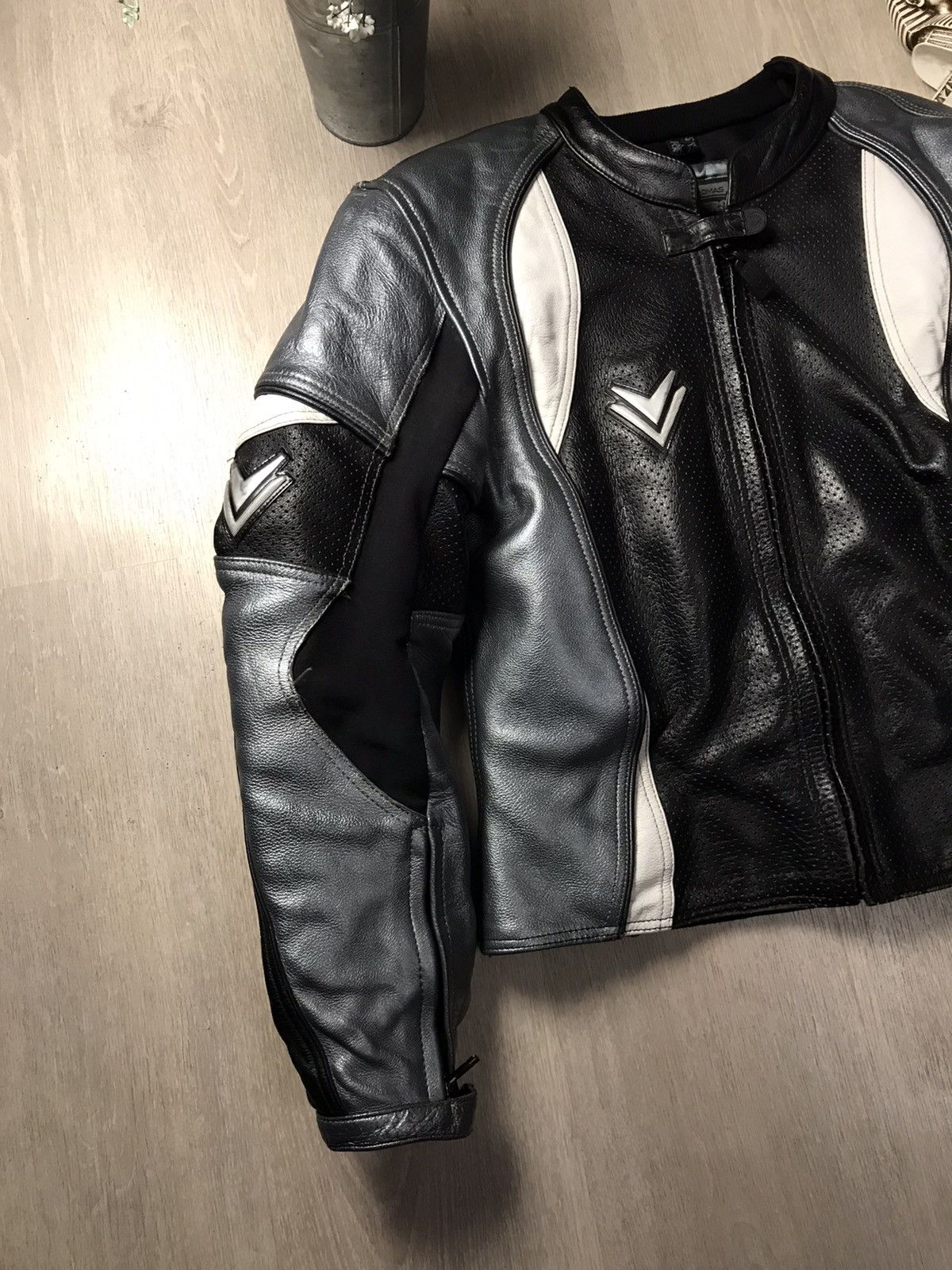 Hein Gericke Frank Thomas Women Racing Moto Leather Jacket Size M / US 6-8 / IT 42-44 - 4 Thumbnail