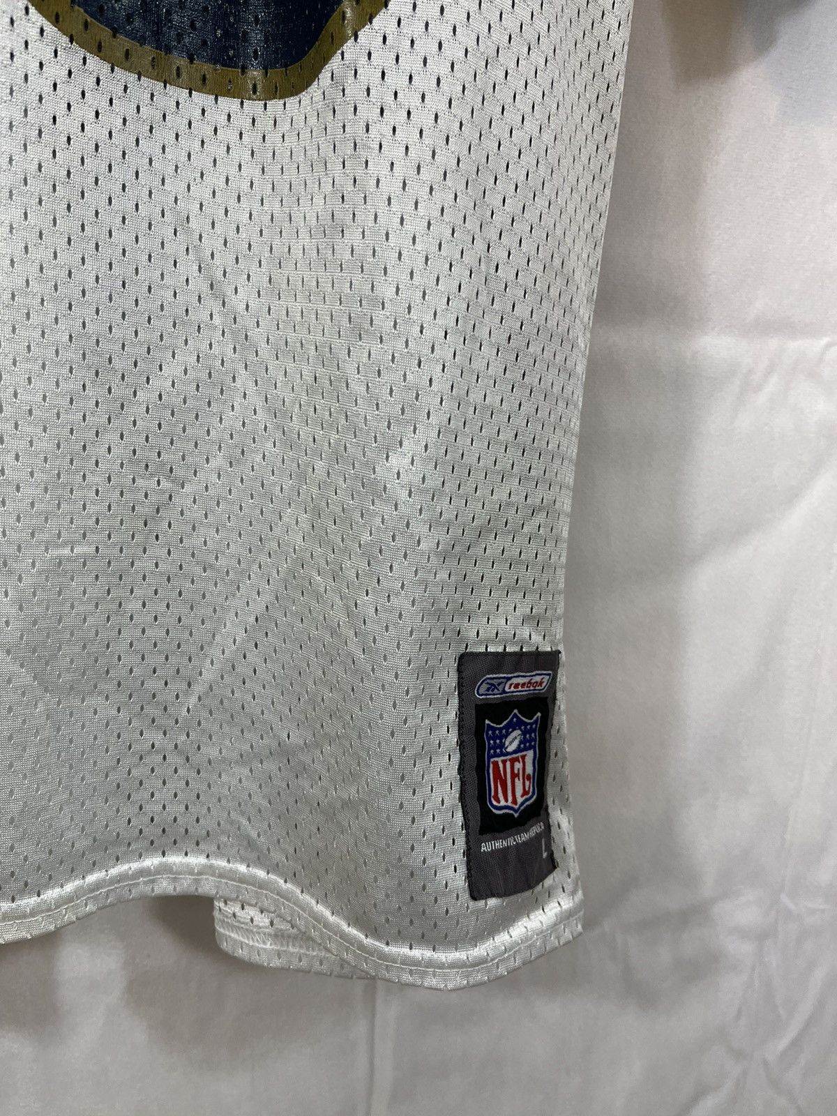 Reebok St Louis Rams Marshall Faulk Distressed Faded NFL Jersey Size US L / EU 52-54 / 3 - 10 Thumbnail