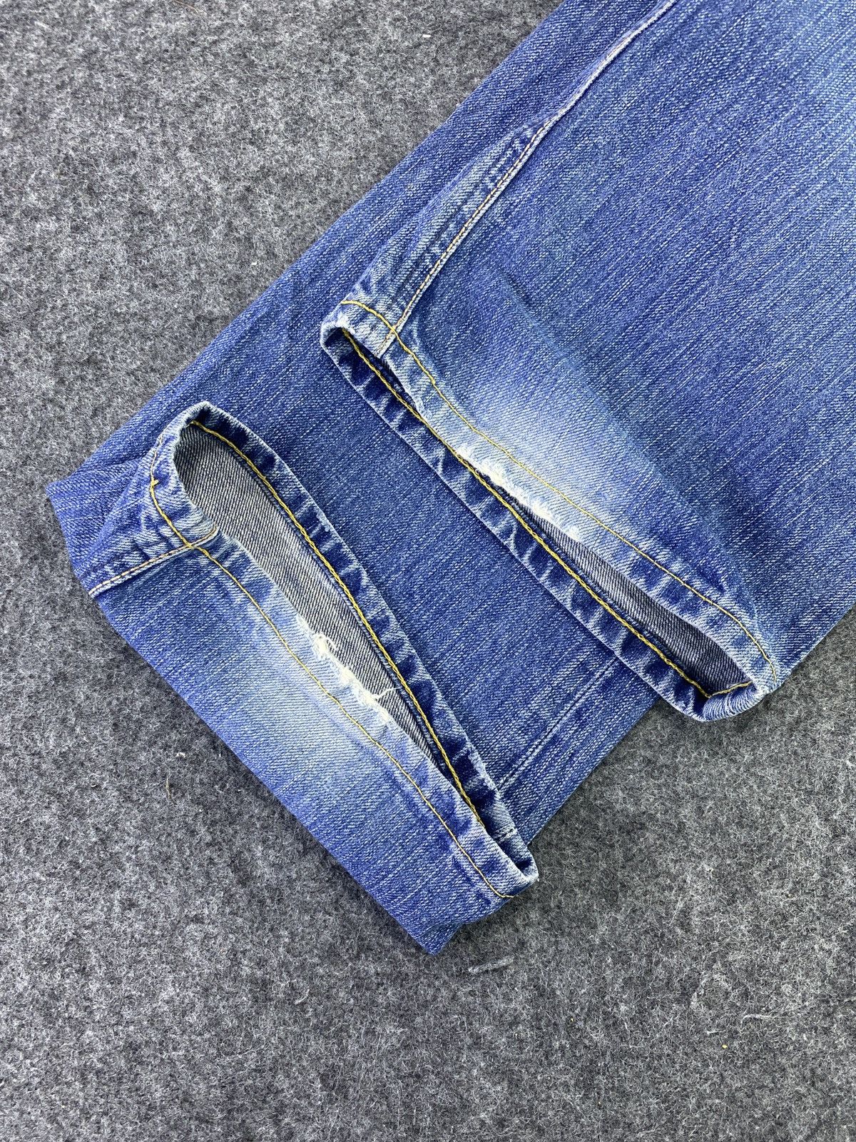 Edwin EDWIN 503 BLUE TRIP DISTRESS WASH DENIM - J783 Size 32" / US 10 / IT 46 - 7 Thumbnail