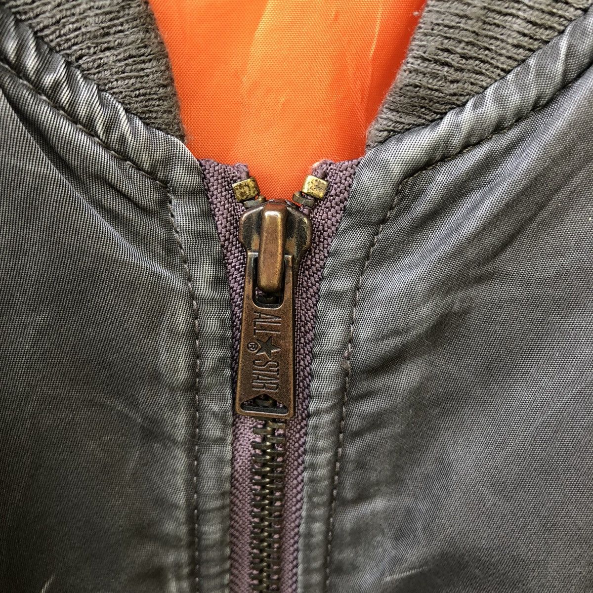Converse 📣VINTAGE CONVERSE BOMBER FLIGHT JACKET Size US XL / EU 56 / 4 - 8 Thumbnail