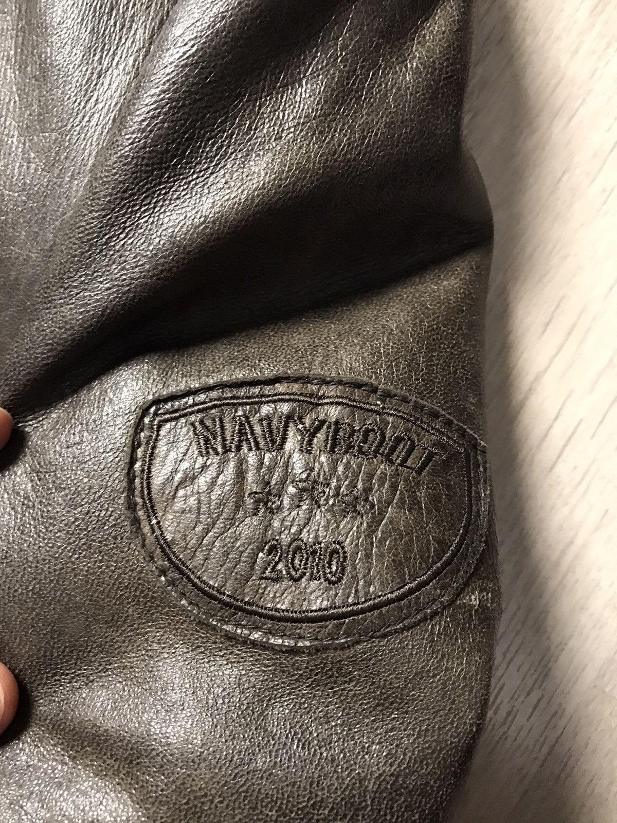 Genuine Leather Navyboot Brown Leather jacket size M Size US M / EU 48-50 / 2 - 7 Thumbnail