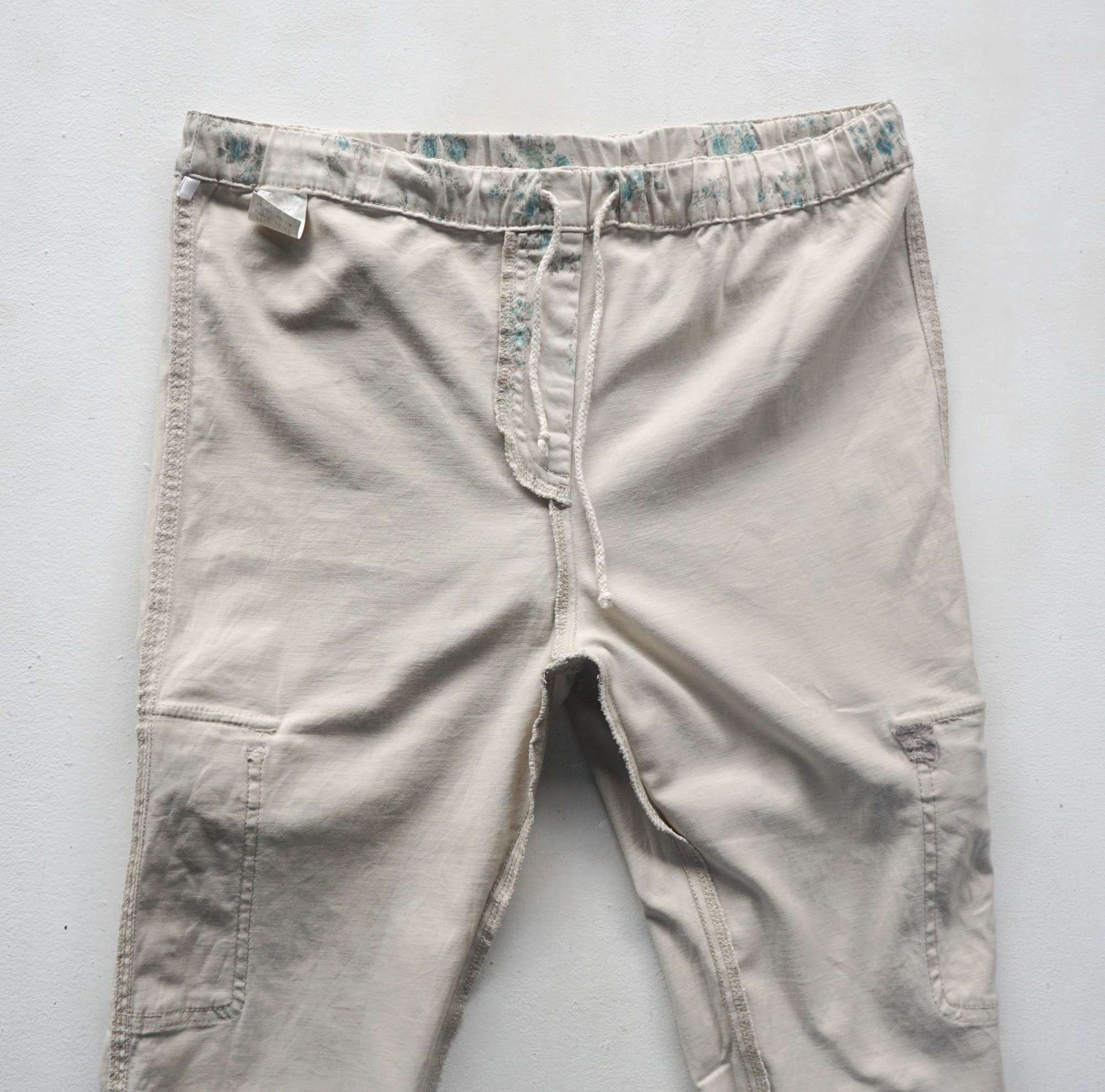Global Work × Japanese Brand SHUCA Global Work Floral Printed Cargo Pants Size 28" / US 6 / IT 42 - 10 Thumbnail