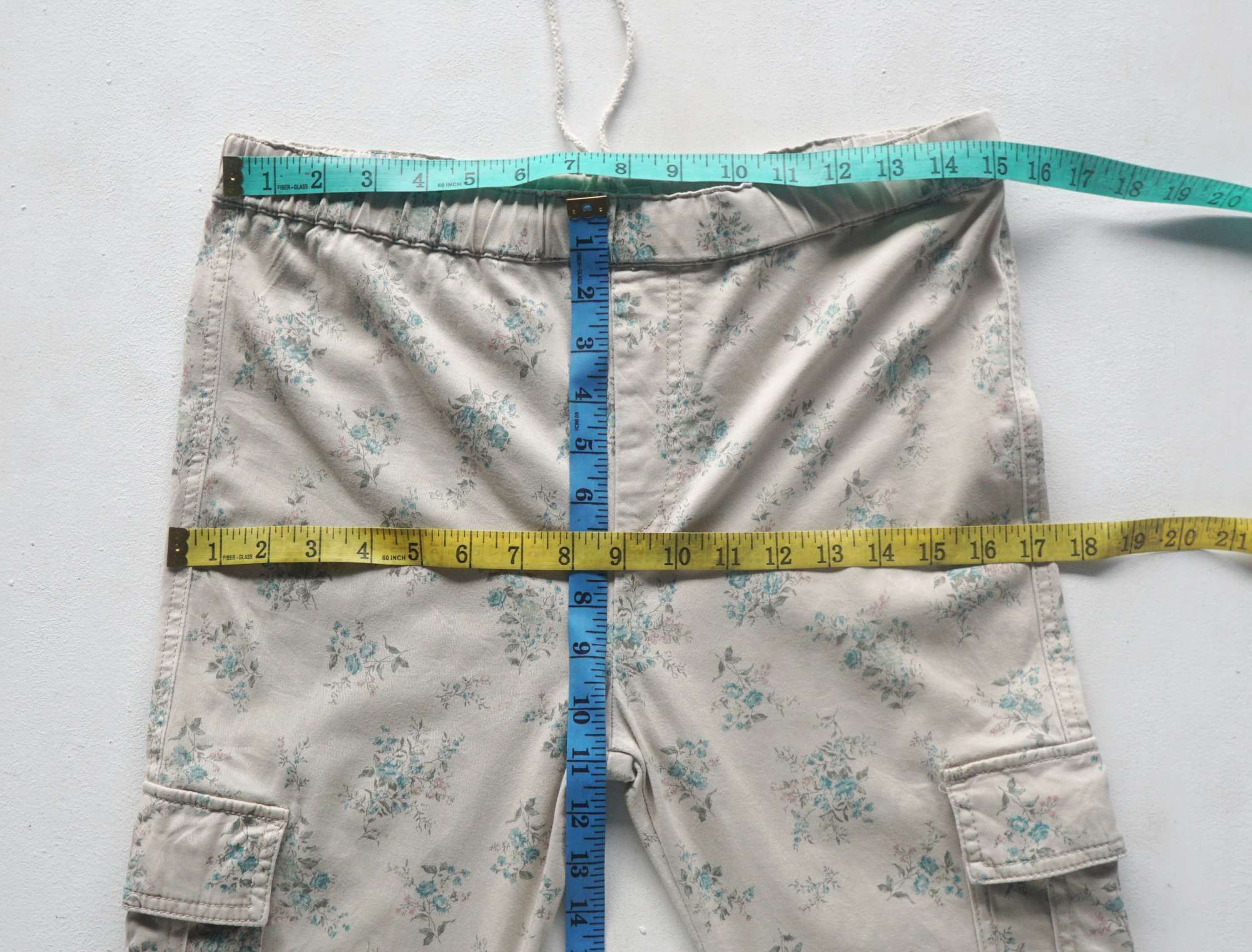 Global Work × Japanese Brand SHUCA Global Work Floral Printed Cargo Pants Size 28" / US 6 / IT 42 - 11 Thumbnail