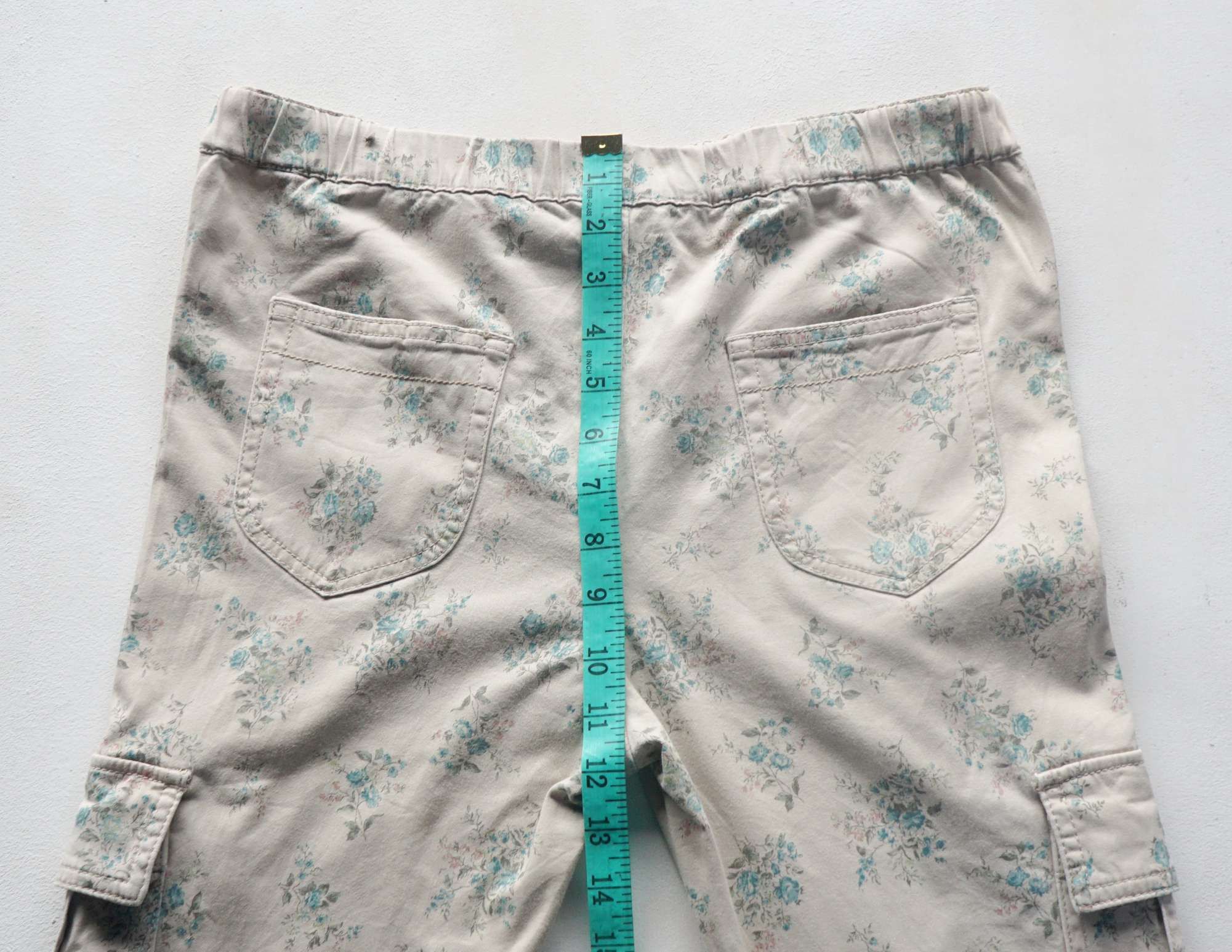 Global Work × Japanese Brand SHUCA Global Work Floral Printed Cargo Pants Size 28" / US 6 / IT 42 - 12 Thumbnail