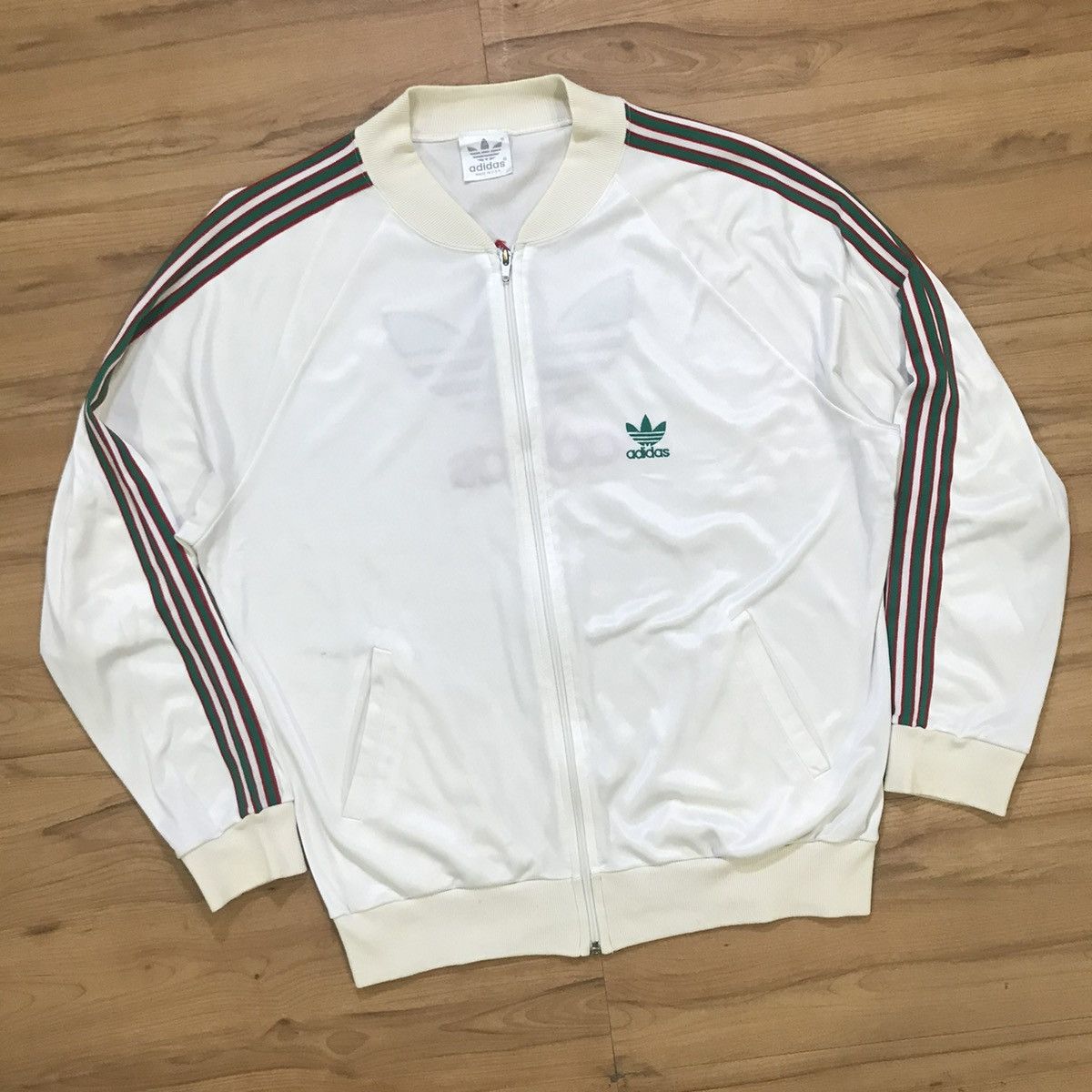 Adidas 🚨Final Drop🚨Vintage Adidas Tracktop Big Logo Size US L / EU 52-54 / 3 - 3 Thumbnail
