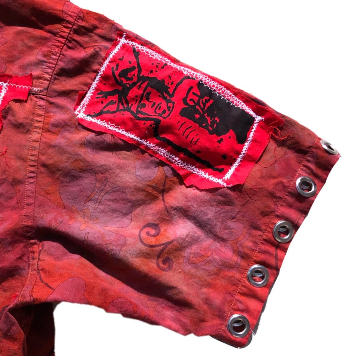 Japanese Brand Basedbich 1 of 1 Hawaiian shirt with patches Size US XXL / EU 58 / 5 - 4 Thumbnail