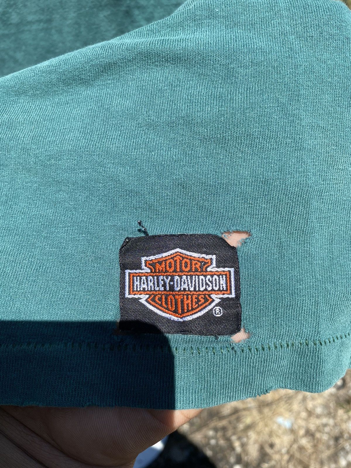 Harley Davidson × Vintage Vintage Thrashed Holstein’s Harley-Davidson T-shirt Size US XL / EU 56 / 4 - 4 Thumbnail