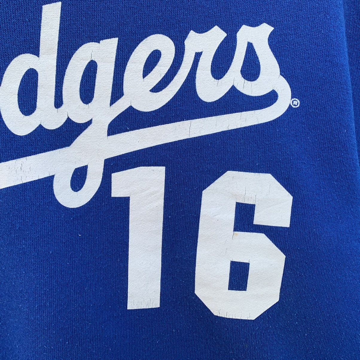 MLB Vintage 90s MLB Dodgers Nomo 16 Sweatshirt Size US M / EU 48-50 / 2 - 6 Thumbnail