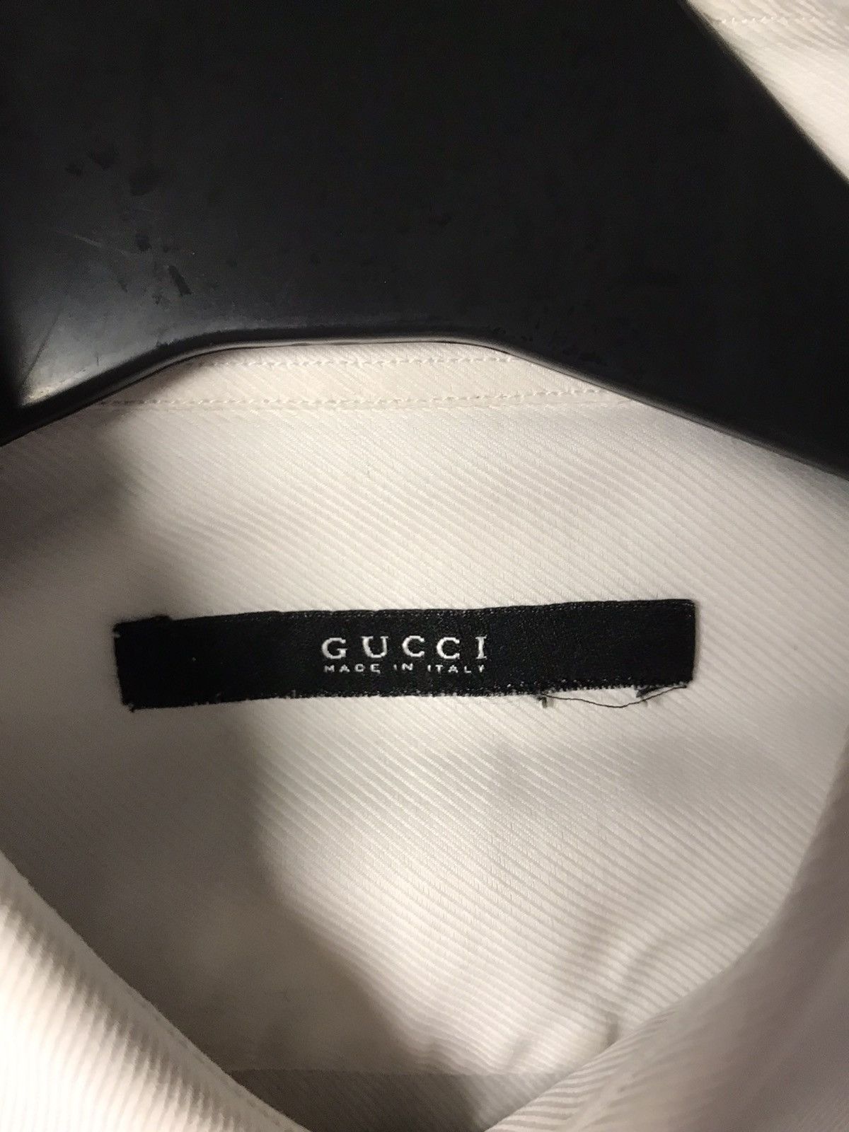 Gucci Vintage Gucci White shirt bottom up Size US L / EU 52-54 / 3 - 8 Thumbnail