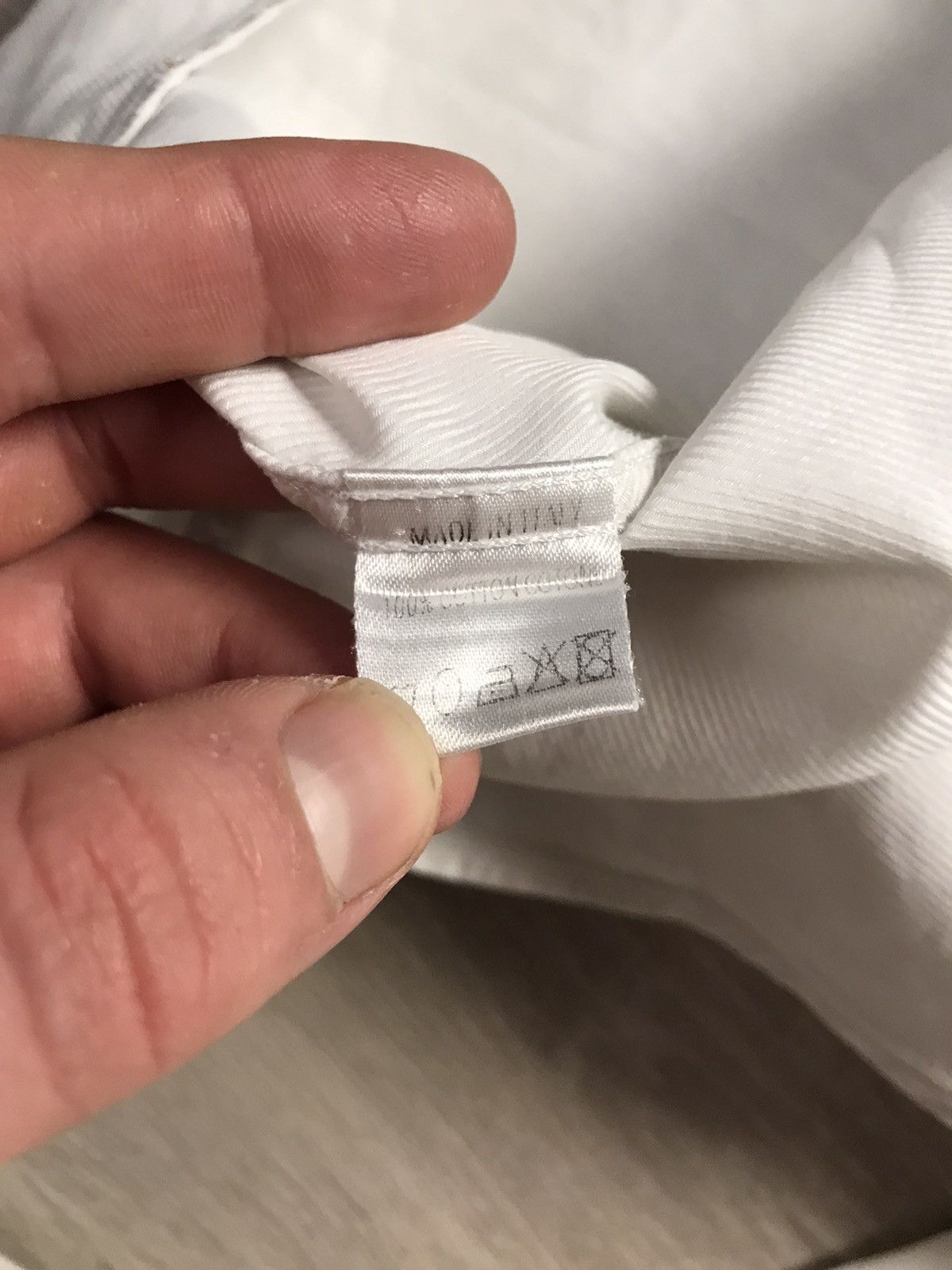 Gucci Vintage Gucci White shirt bottom up Size US L / EU 52-54 / 3 - 10 Thumbnail