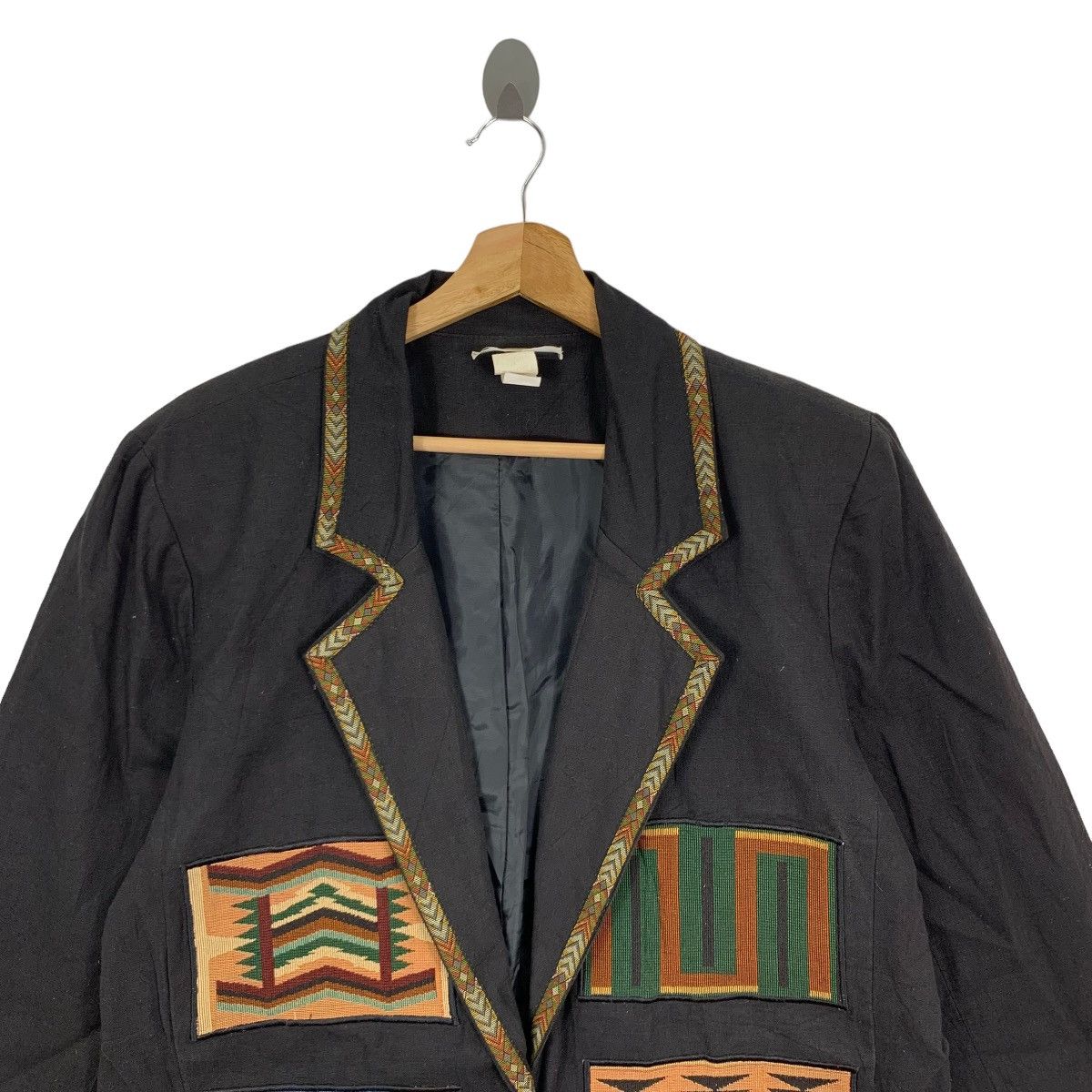 Vintage Vintage Stephanie Thomas Sport Art Button Jacket Size US L / EU 52-54 / 3 - 2 Thumbnail