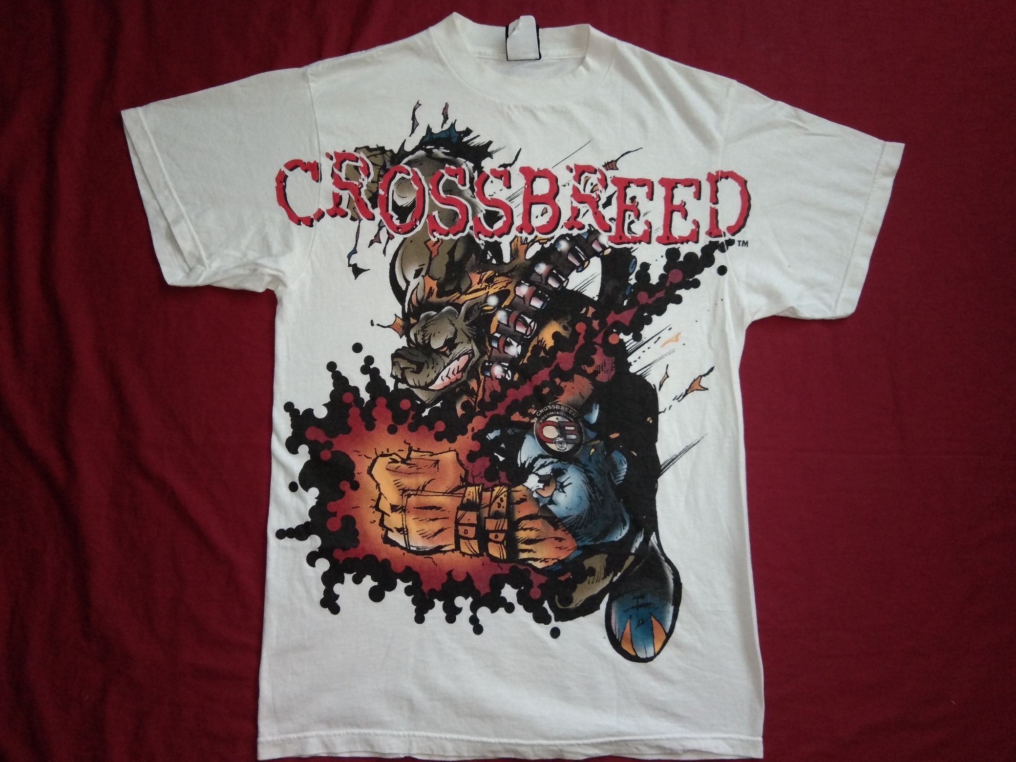 Other VTG 90s 1995 Crossbreed tshirt comic mutant X-Men Cable Size US M / EU 48-50 / 2 - 2 Thumbnail