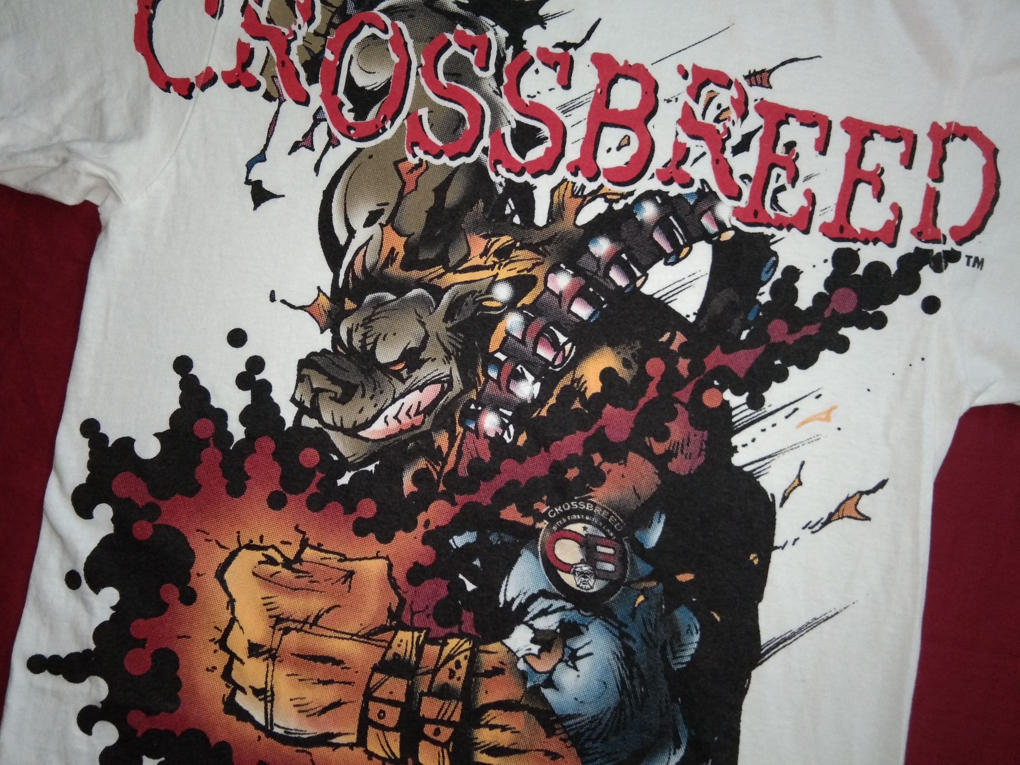 Other VTG 90s 1995 Crossbreed tshirt comic mutant X-Men Cable Size US M / EU 48-50 / 2 - 1 Thumbnail