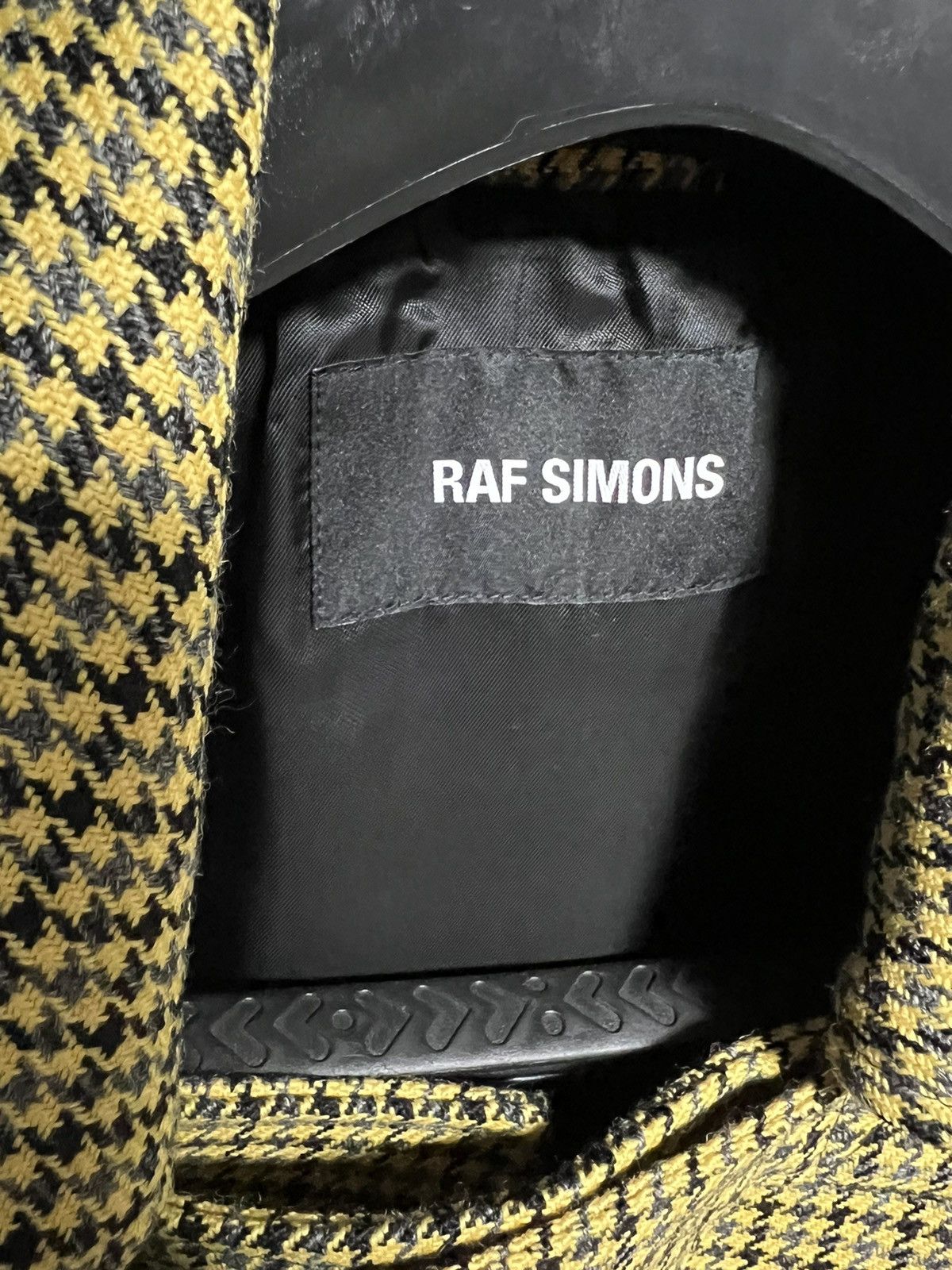 SS17 Raf simons buckle coat