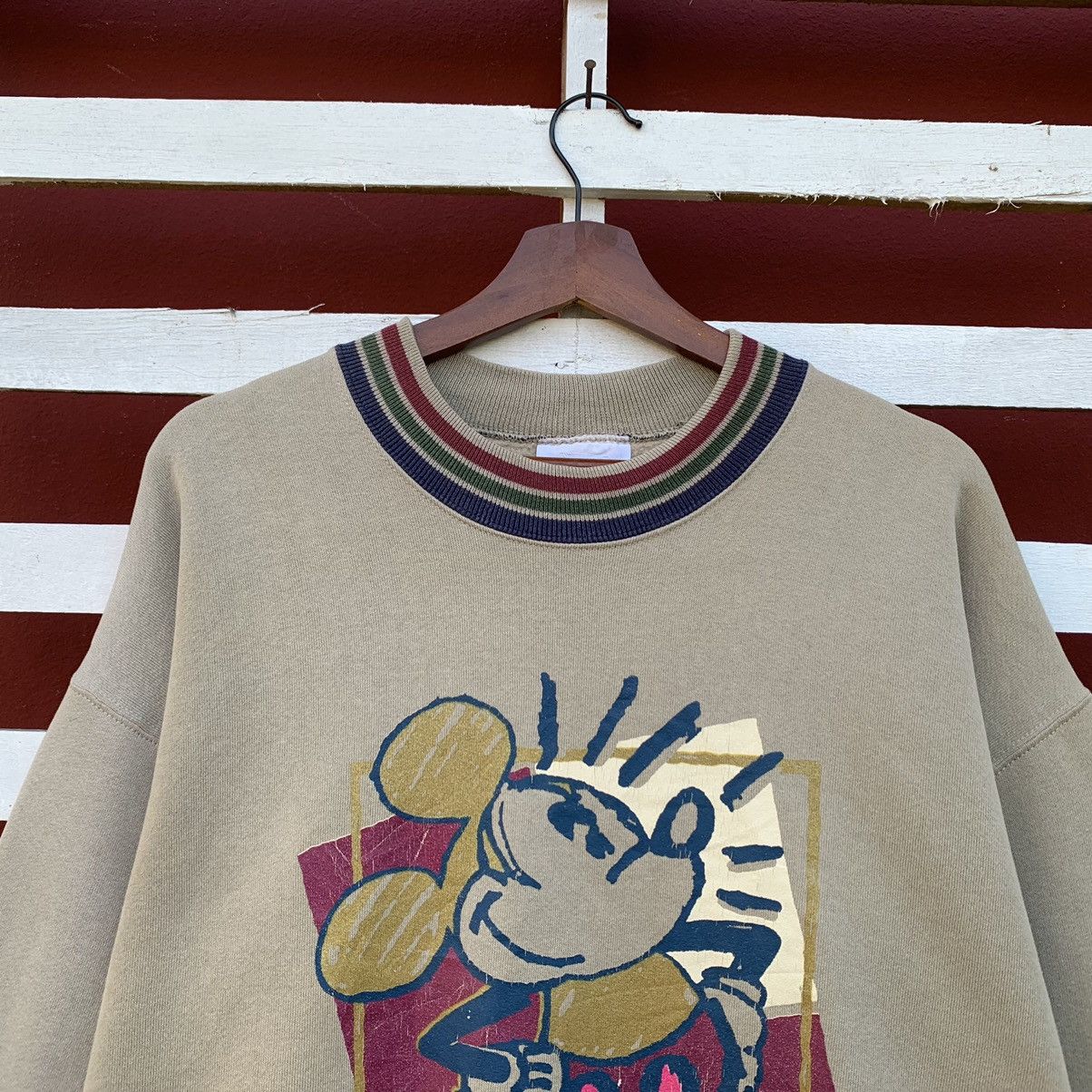 Disney Vintage 90s DISNEY MICKEY MOUSE CALIFORNIA Sweatshirt Size US L / EU 52-54 / 3 - 3 Thumbnail