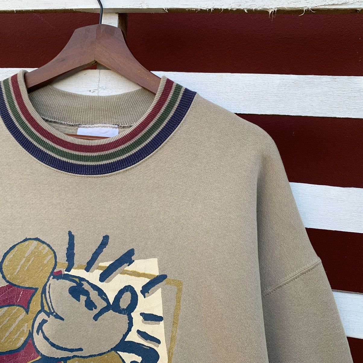 Disney Vintage 90s DISNEY MICKEY MOUSE CALIFORNIA Sweatshirt Size US L / EU 52-54 / 3 - 4 Thumbnail