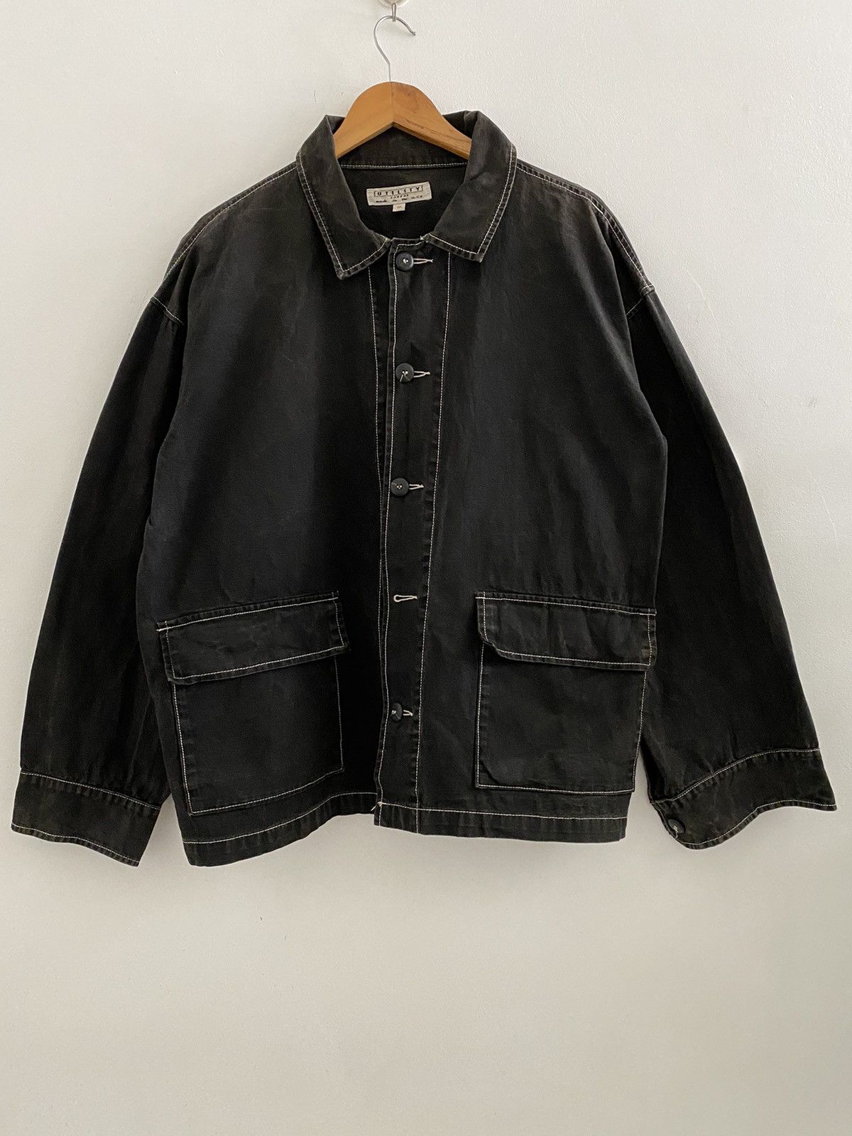 Human Made × Vintage Vintage UTILITY CANVAS Chore Jacket Size US M / EU 48-50 / 2 - 4 Thumbnail