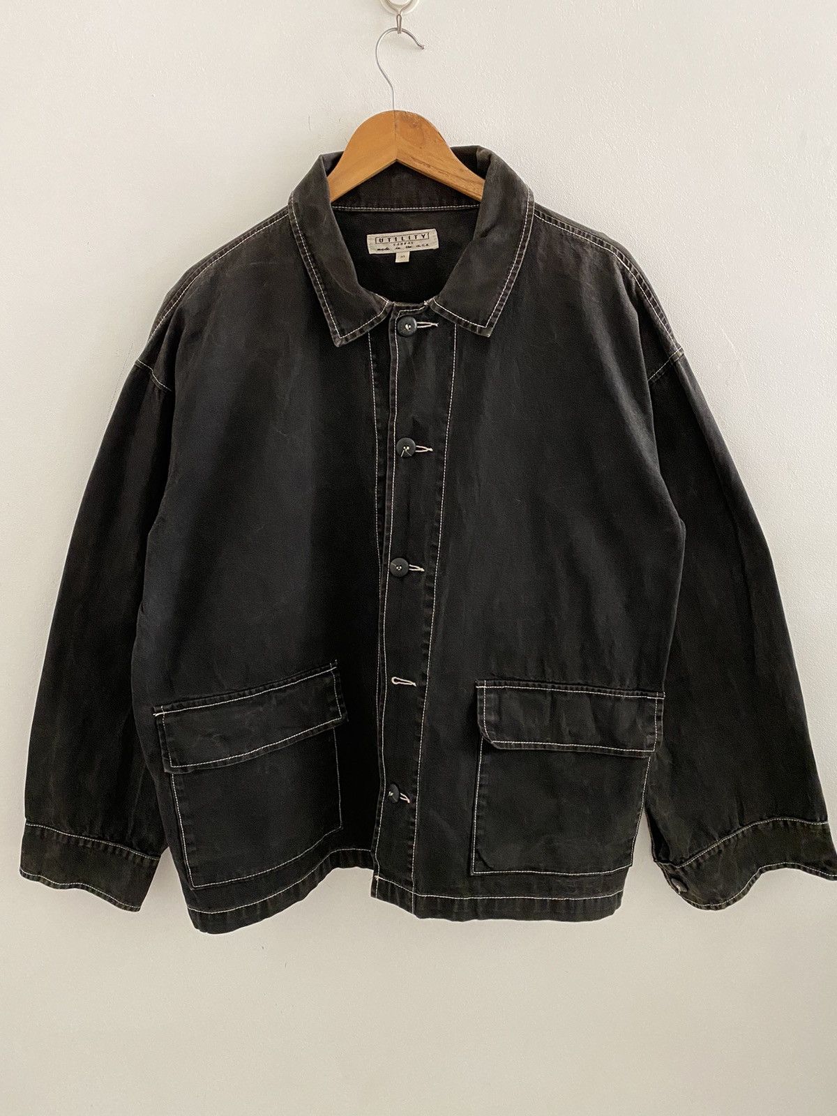 Human Made × Vintage Vintage UTILITY CANVAS Chore Jacket Size US M / EU 48-50 / 2 - 2 Thumbnail