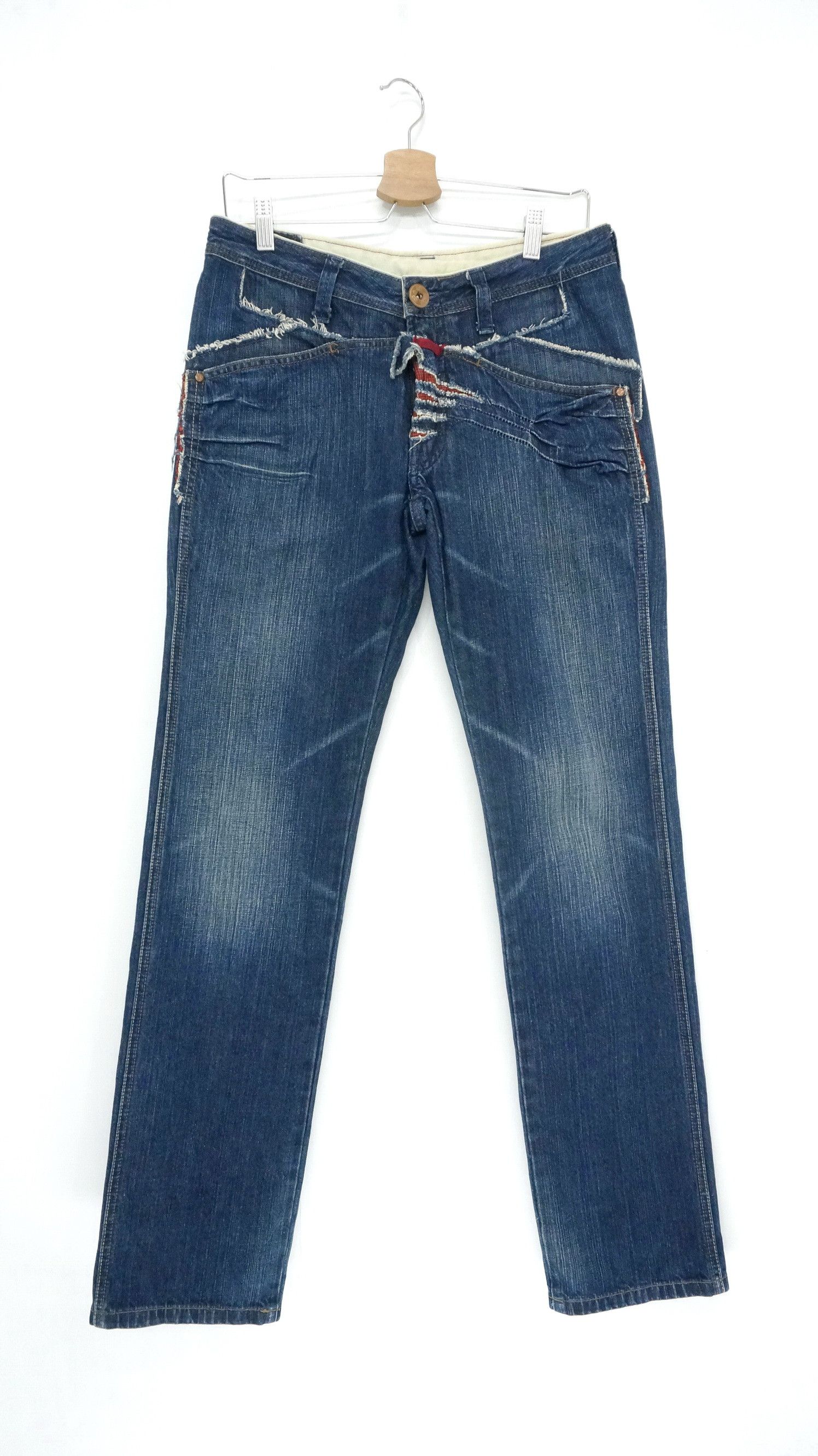 Dope! Marithe Francois Girbaud 🔥Claw Mark Distressed Jeans