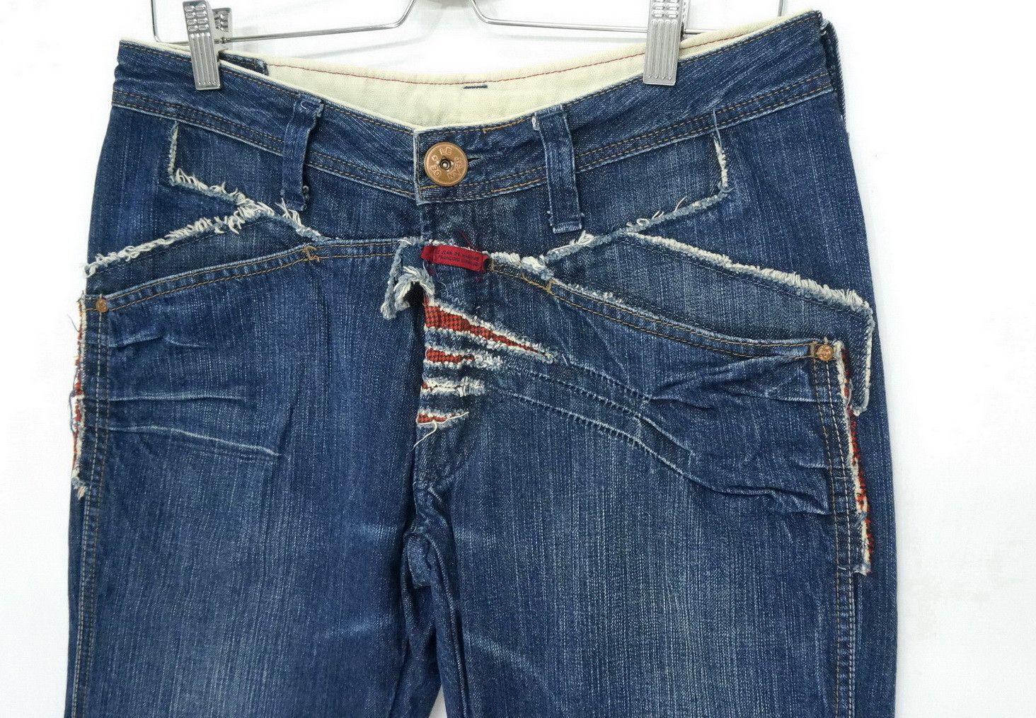Marithe + Francois Girbaud Dope! Marithe Francois Girbaud 🔥Claw Mark Distressed Jeans Size US 31 - 2 Thumbnail