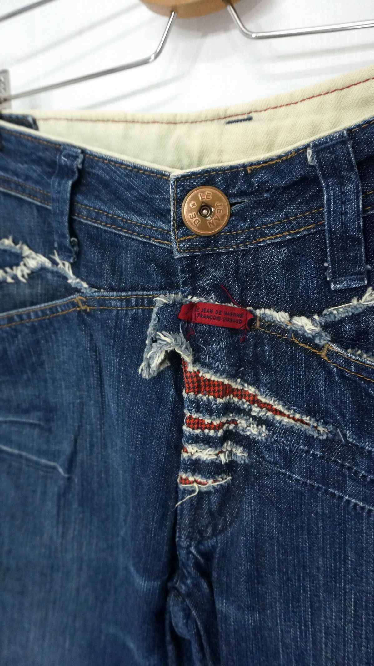 Marithe + Francois Girbaud Dope! Marithe Francois Girbaud 🔥Claw Mark Distressed Jeans Size US 31 - 5 Thumbnail