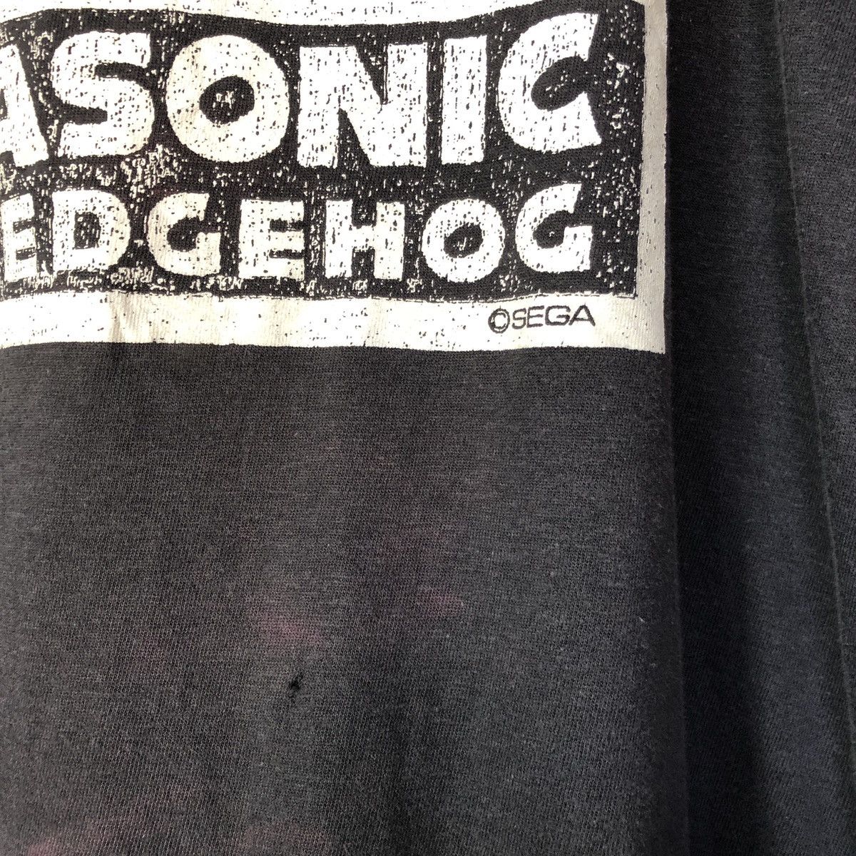 Anime Rare! Vintage Sega Sonic Distressed Fade Tee Size US M / EU 48-50 / 2 - 13 Thumbnail