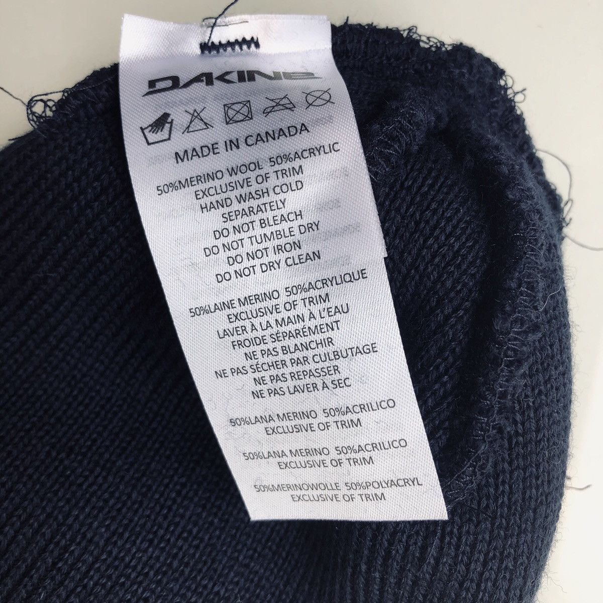 Dakine Dakine Merino Blend Beanie NAVY Size ONE SIZE - 3 Thumbnail