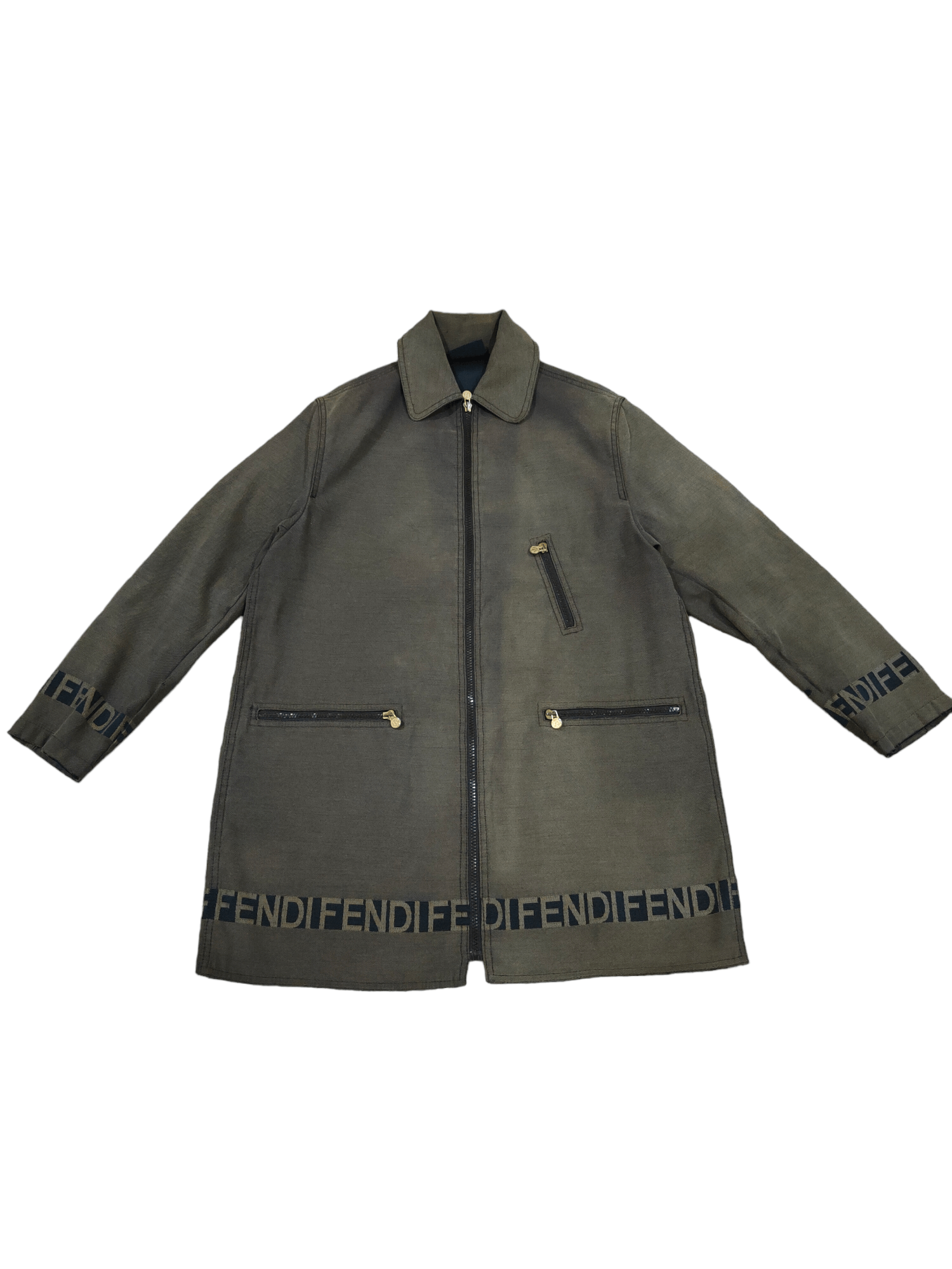 Fendi Fendi Brown Jacket Size S / US 4 / IT 40 - 1 Thumbnail