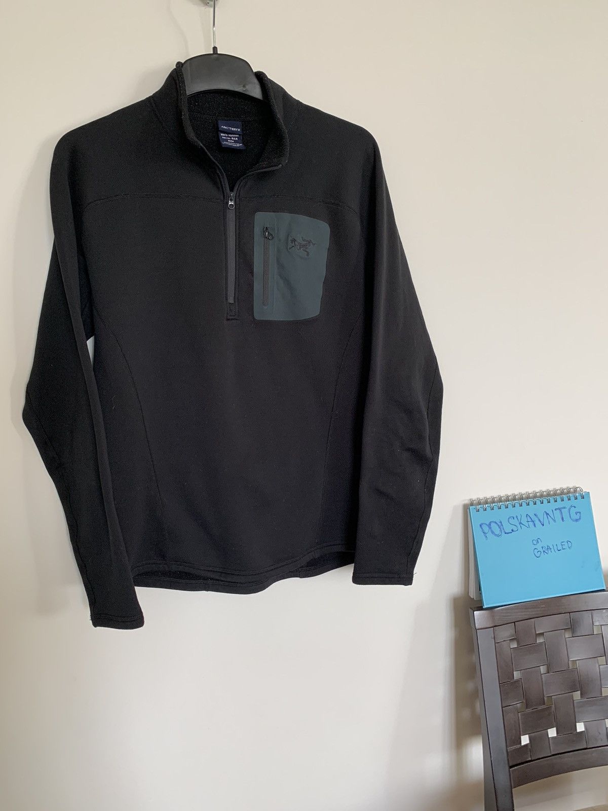 image of Arcteryx Nylon Soft Shell Long Sleeve in Black, Men's (Size Medium)