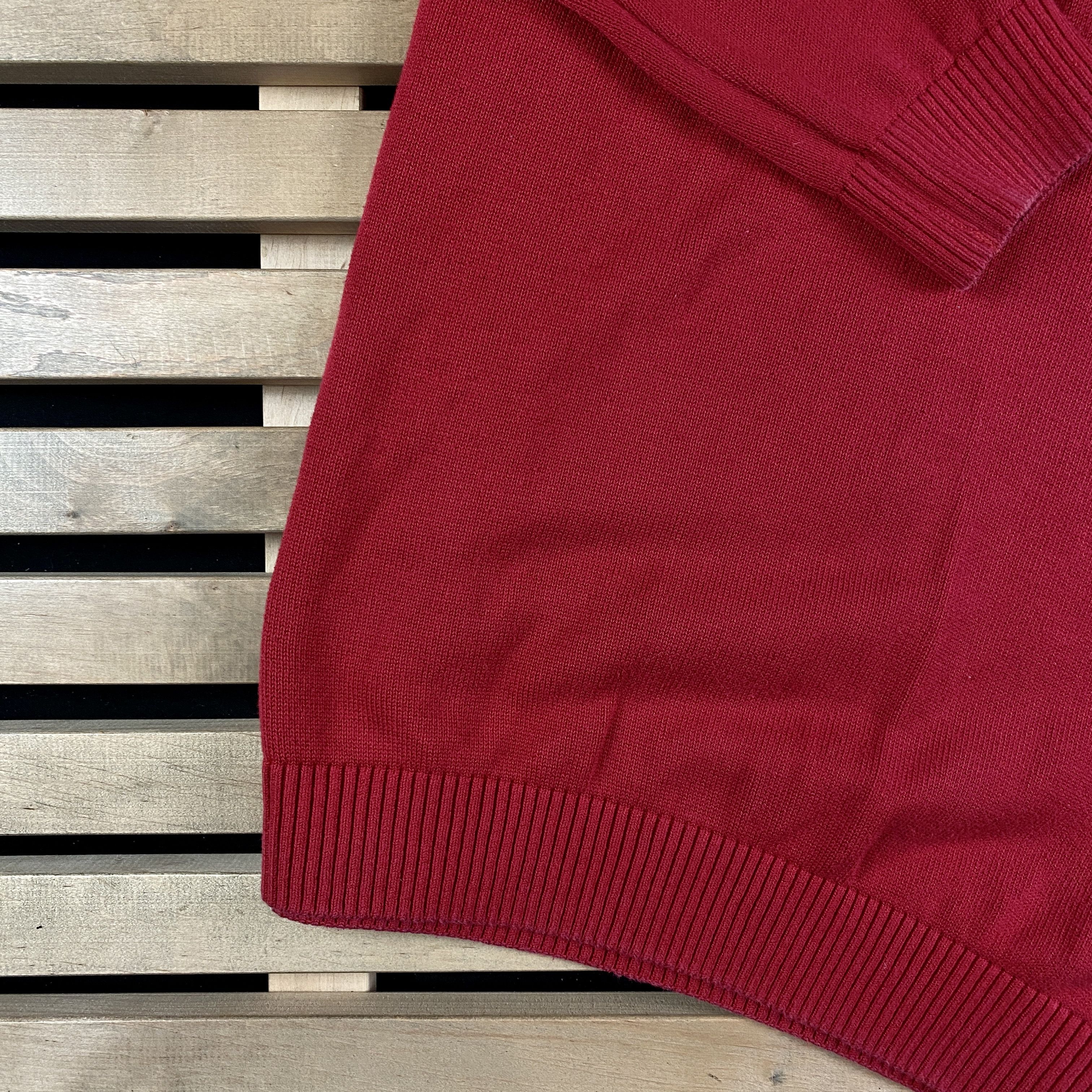 Lacoste × Vintage Mens Sweater Long Sleeve Lacoste Vintage V Neck Size 5\M Size US M / EU 48-50 / 2 - 3 Thumbnail