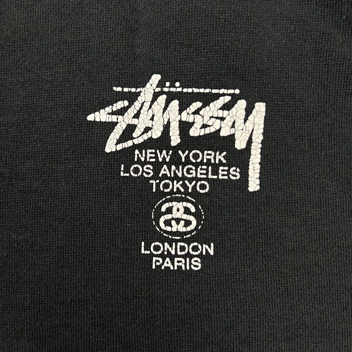 Stussy Stussy Hoodie World Tour Faded Thrashed Hooded Sweatshirt Size US M / EU 48-50 / 2 - 5 Thumbnail