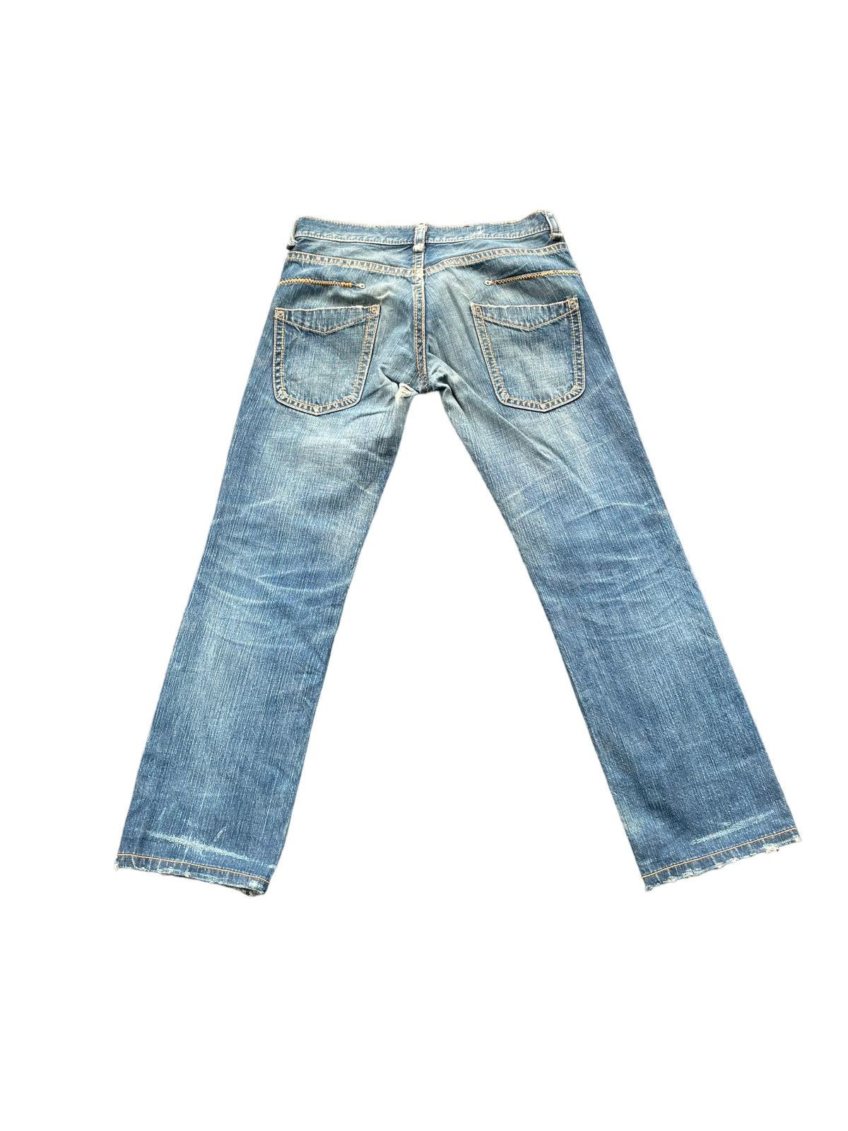 Japanese Brand Vintage Japanese Brand Distresed Rework Denim Size 34" / US 12 / IT 48 - 12 Thumbnail