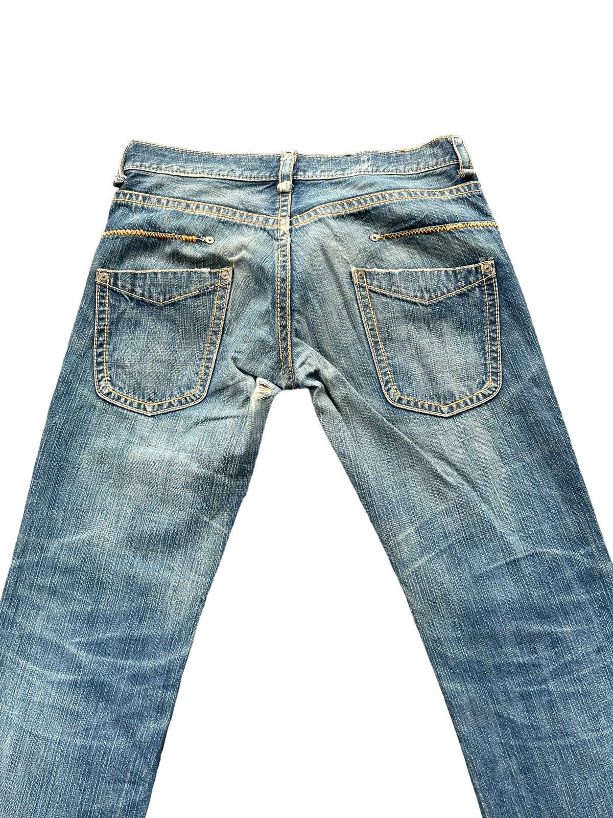 Japanese Brand Vintage Japanese Brand Distresed Rework Denim Size 34" / US 12 / IT 48 - 13 Thumbnail