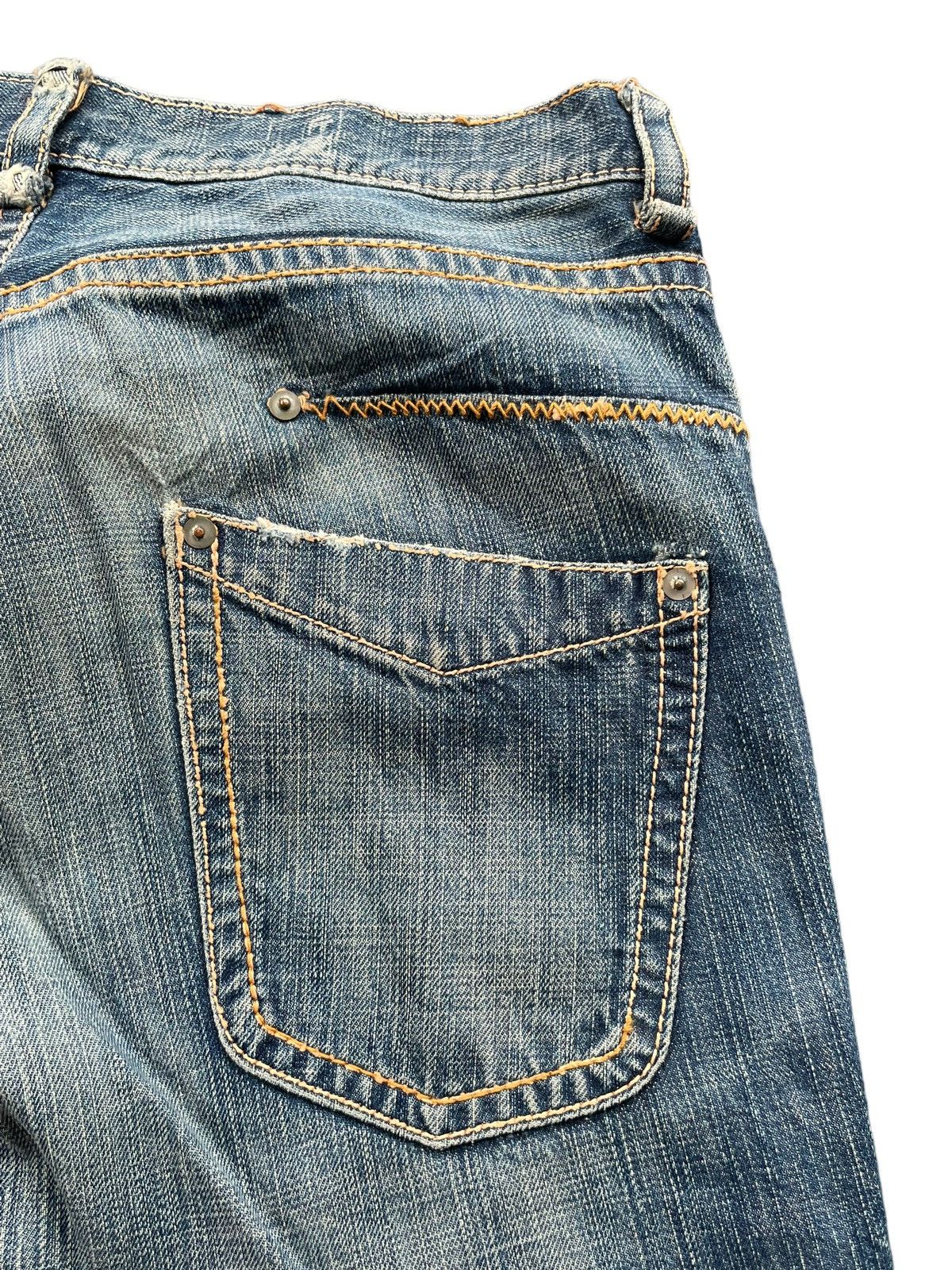 Japanese Brand Vintage Japanese Brand Distresed Rework Denim Size 34" / US 12 / IT 48 - 15 Thumbnail