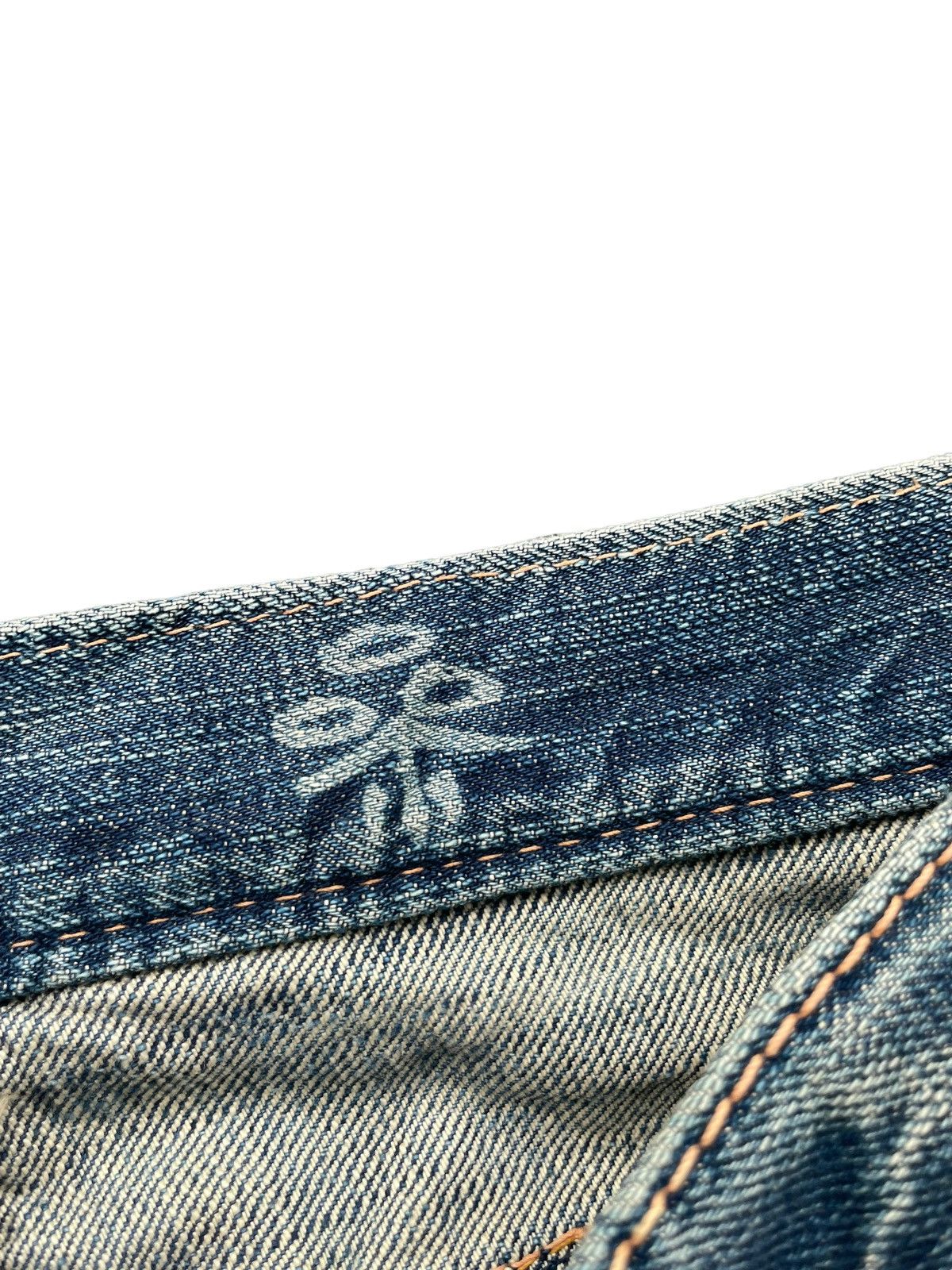 Japanese Brand Vintage Japanese Brand Distresed Rework Denim Size 34" / US 12 / IT 48 - 11 Thumbnail