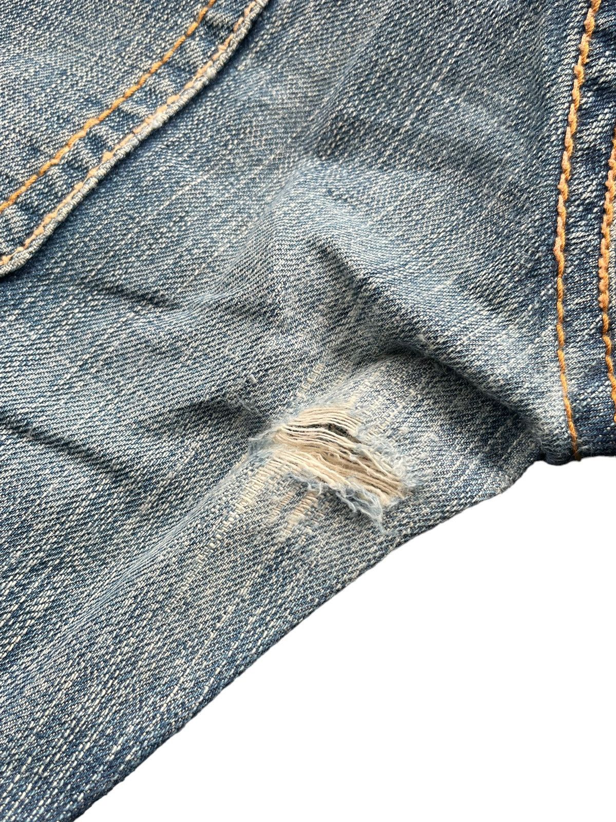 Japanese Brand Vintage Japanese Brand Distresed Rework Denim Size 34" / US 12 / IT 48 - 14 Thumbnail