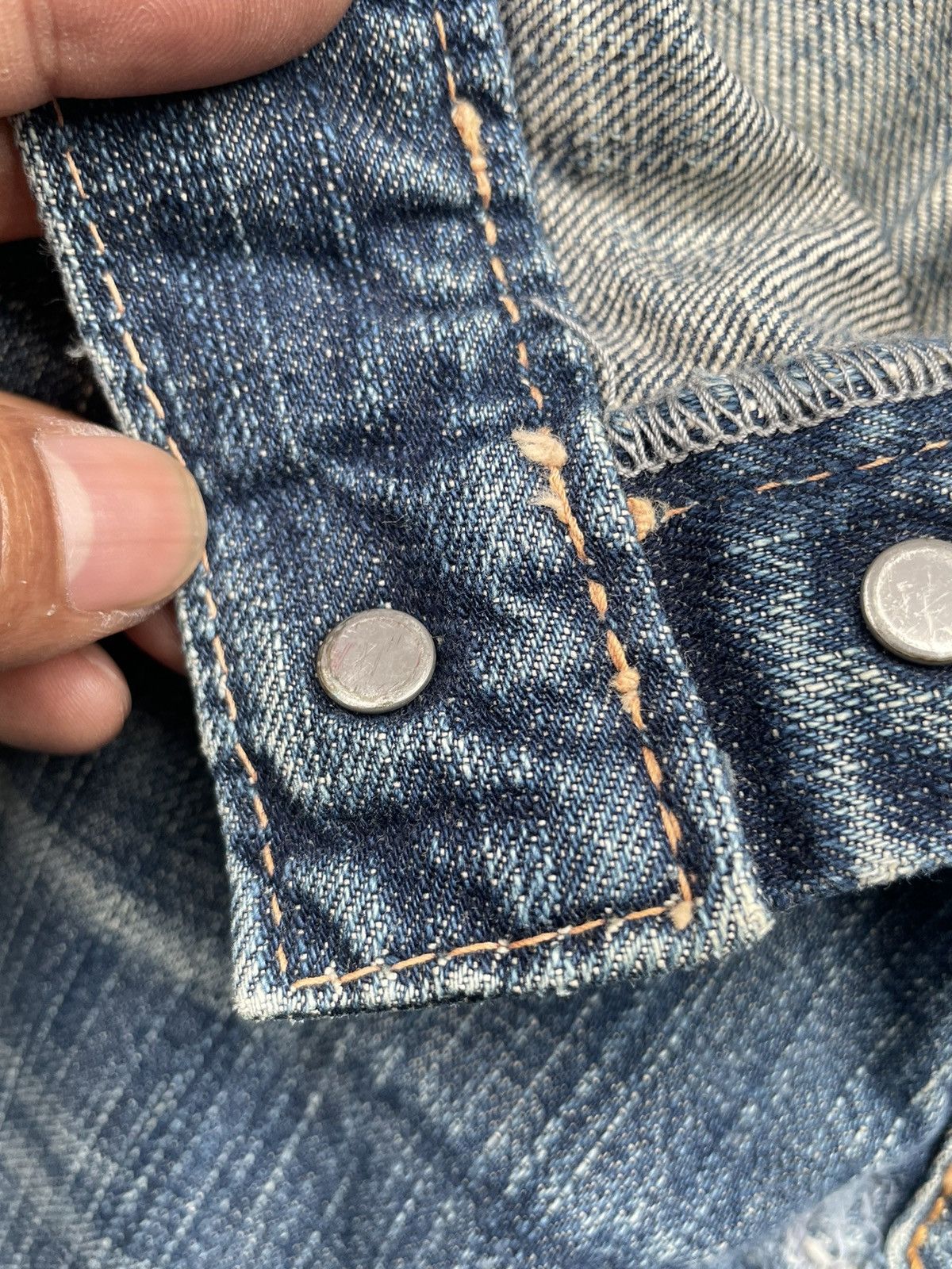 Japanese Brand Vintage Japanese Brand Distresed Rework Denim Size 34" / US 12 / IT 48 - 18 Thumbnail