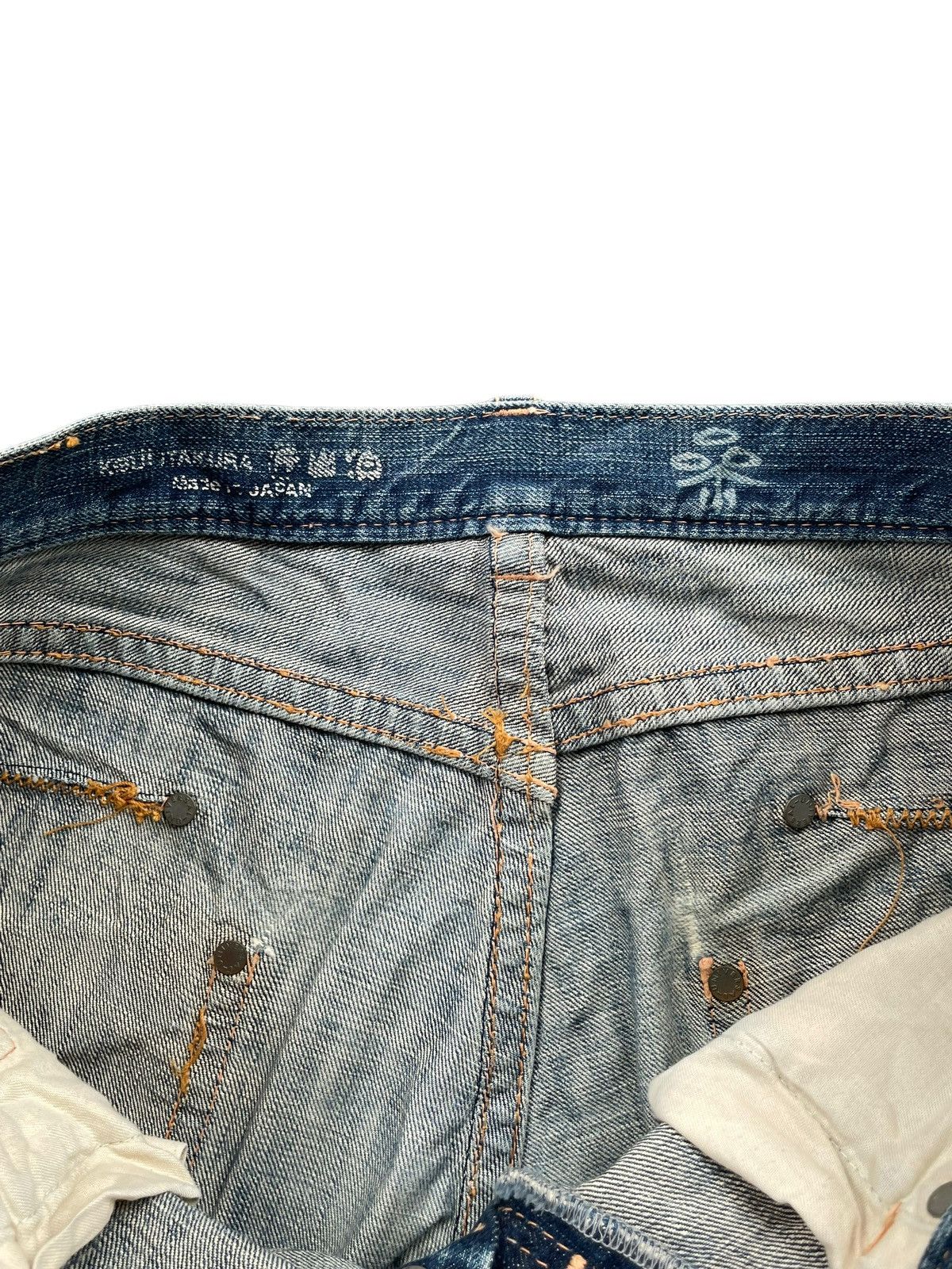Japanese Brand Vintage Japanese Brand Distresed Rework Denim Size 34" / US 12 / IT 48 - 9 Thumbnail