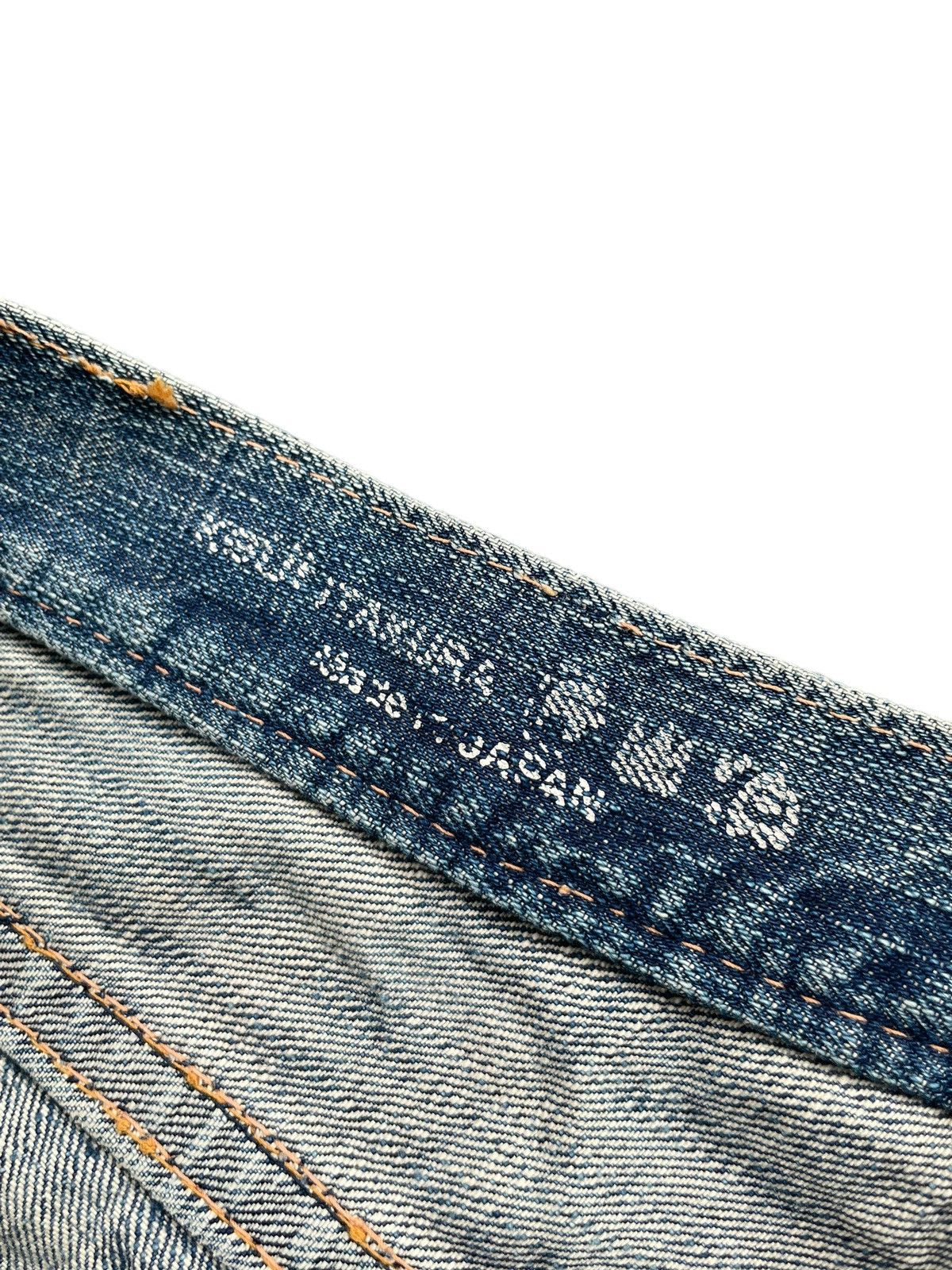 Japanese Brand Vintage Japanese Brand Distresed Rework Denim Size 34" / US 12 / IT 48 - 10 Thumbnail