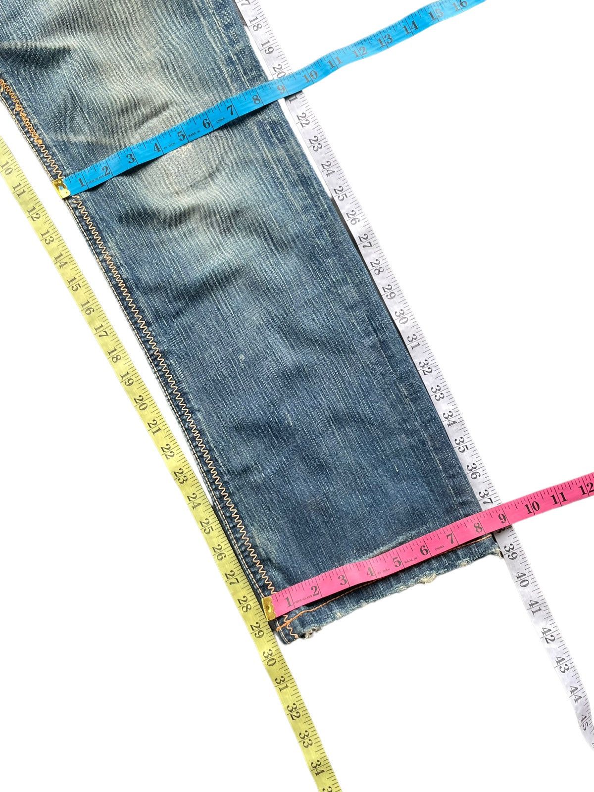 Japanese Brand Vintage Japanese Brand Distresed Rework Denim Size 34" / US 12 / IT 48 - 23 Thumbnail