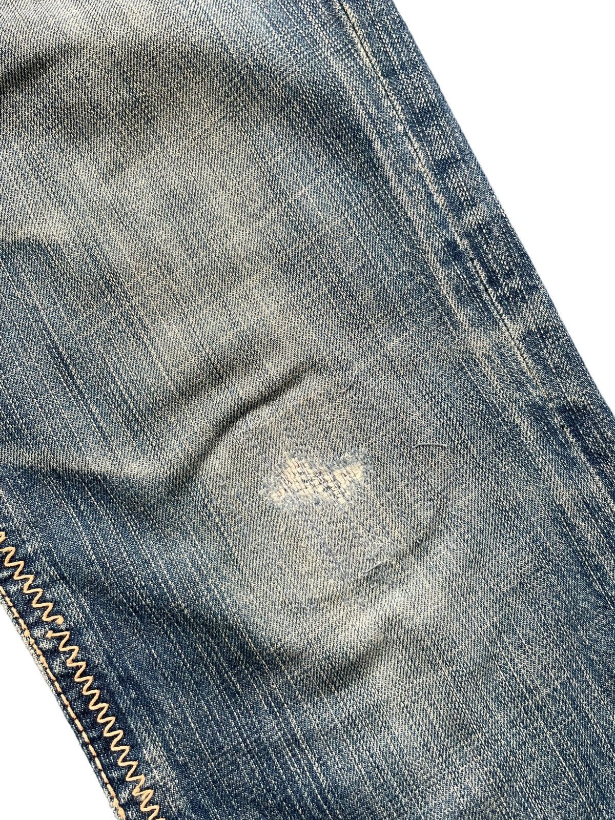 Japanese Brand Vintage Japanese Brand Distresed Rework Denim Size 34" / US 12 / IT 48 - 4 Thumbnail