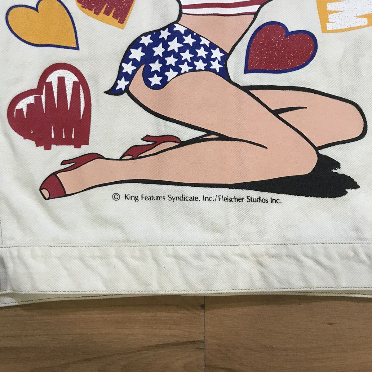 Vintage Vintage Betty Boop king features syndicate Denim Jacket Size US L / EU 52-54 / 3 - 11 Thumbnail