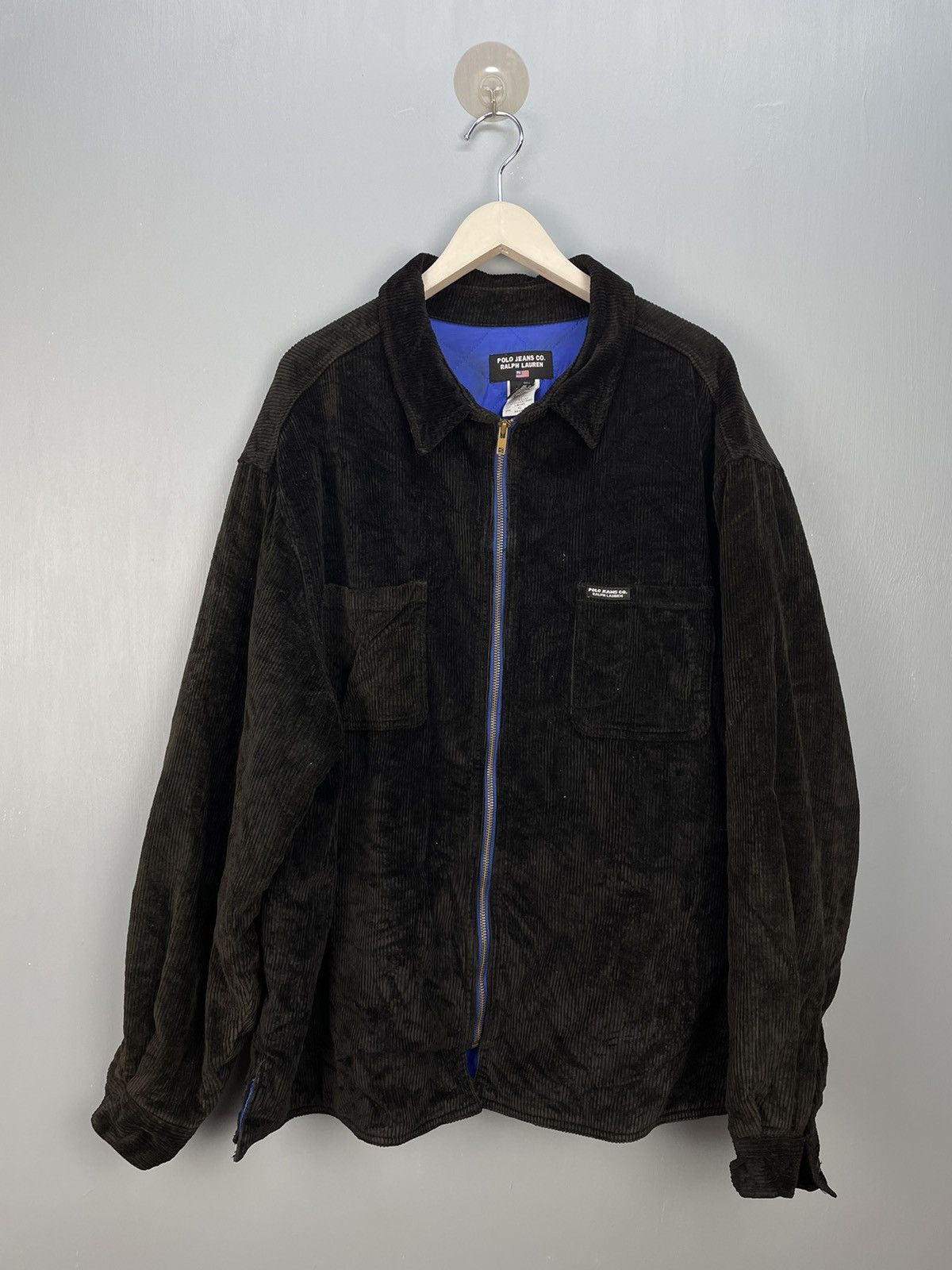 Polo Ralph Lauren Vintage Polo Jeans Co Ralph Lauren corduroy zip up jacket Size US XL / EU 56 / 4 - 1 Thumbnail