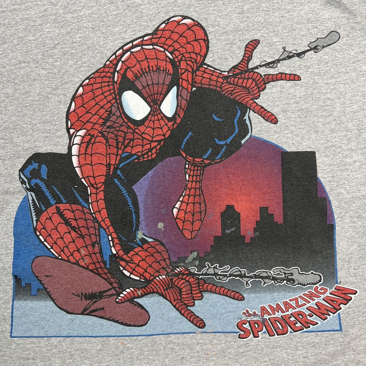 Marvel Comics Vintage 1994 Spiderman Marvel Comics Hoodie Hood Sweatshirt Size US M / EU 48-50 / 2 - 2 Thumbnail