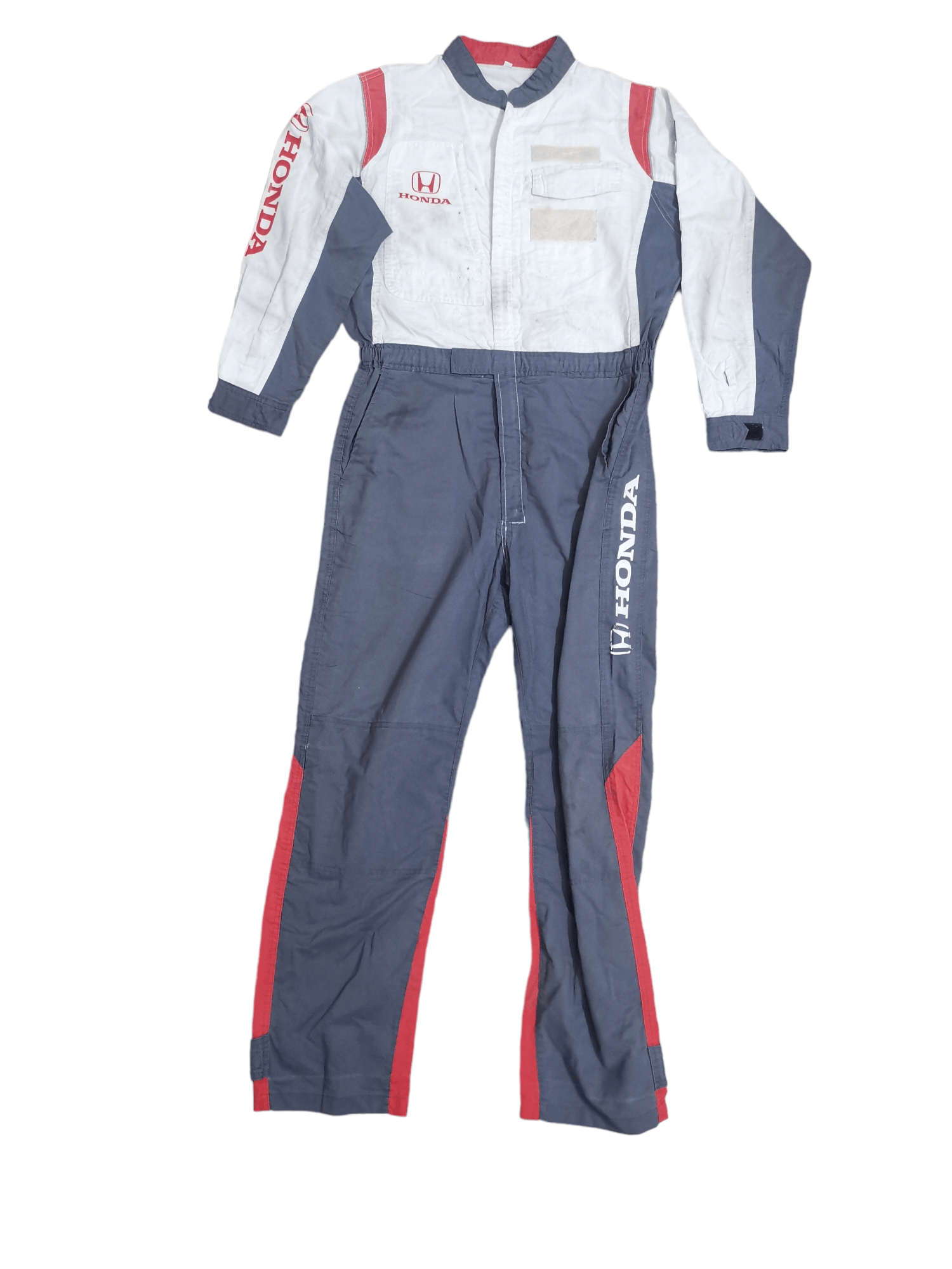 Honda Vintage Japanese Brand Honda Racing Worker Coveralls Size US 34 / EU 50 - 2 Thumbnail